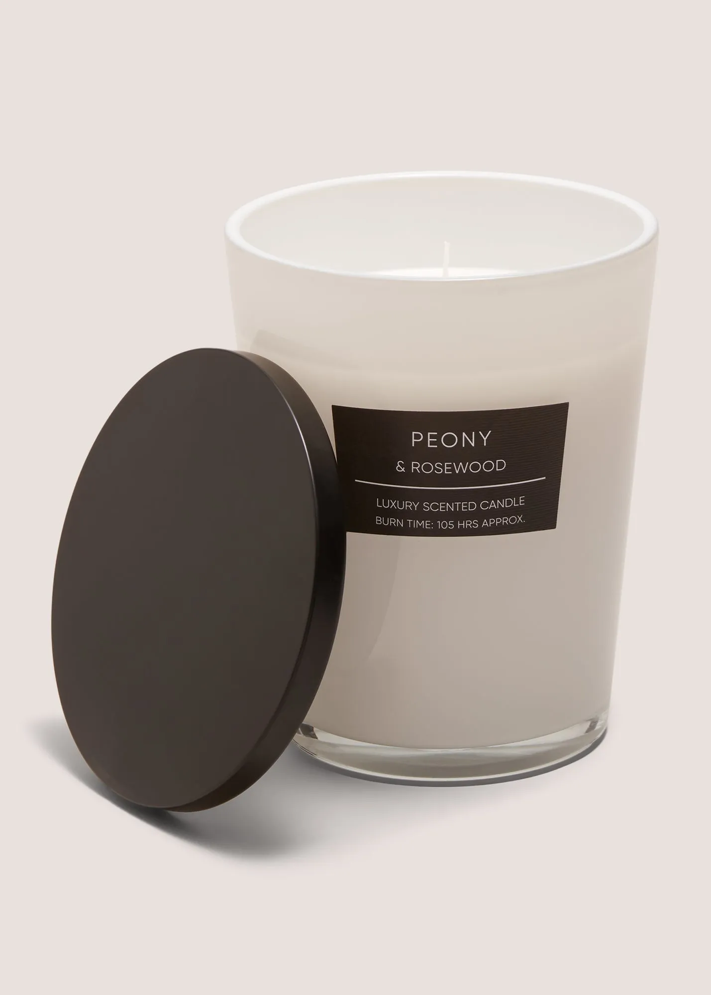 Peony & Rosewood Elegance Candle - White product