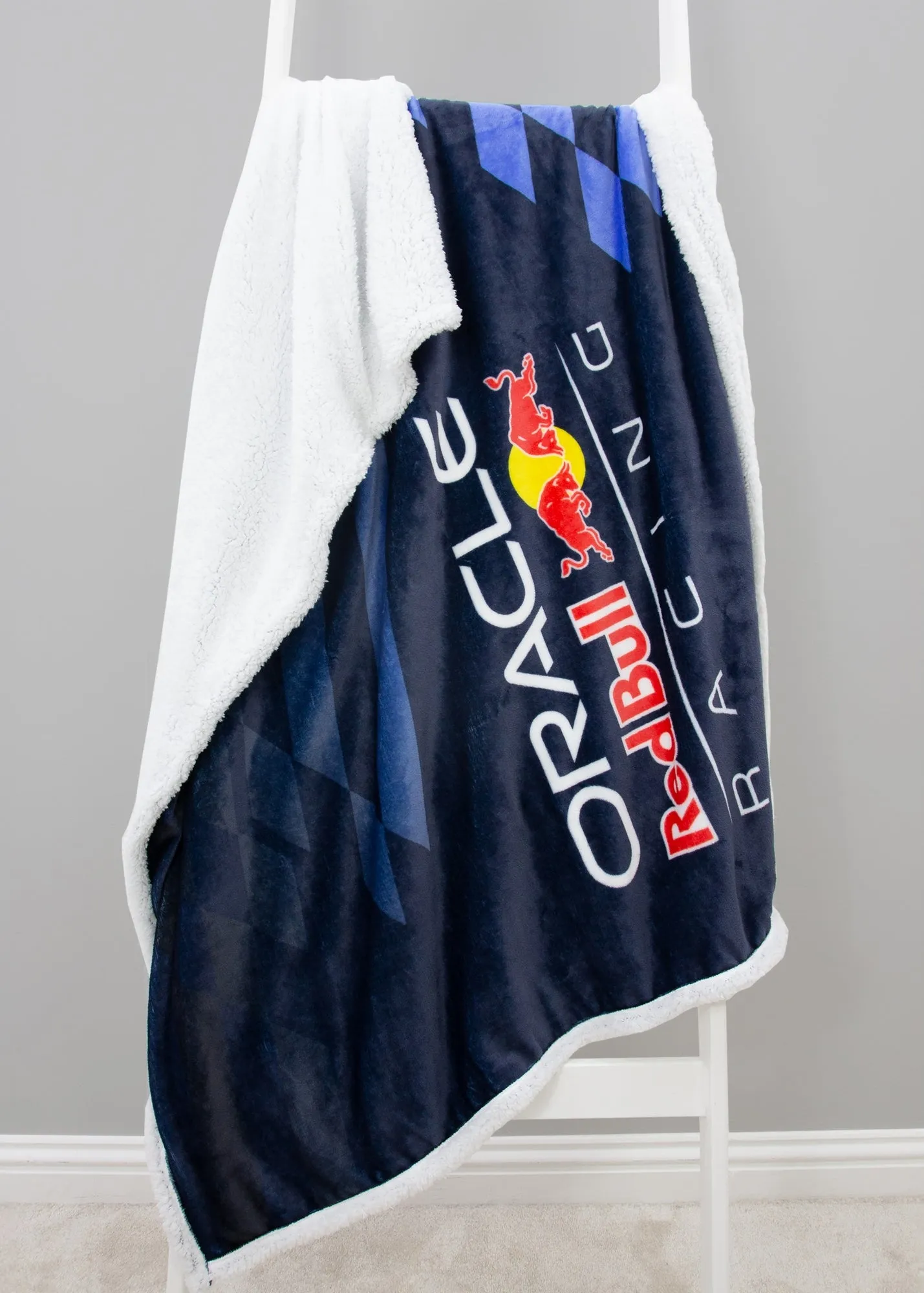 Red Bull Racing Gradient Sherpa Fleece Blanket - Blue product
