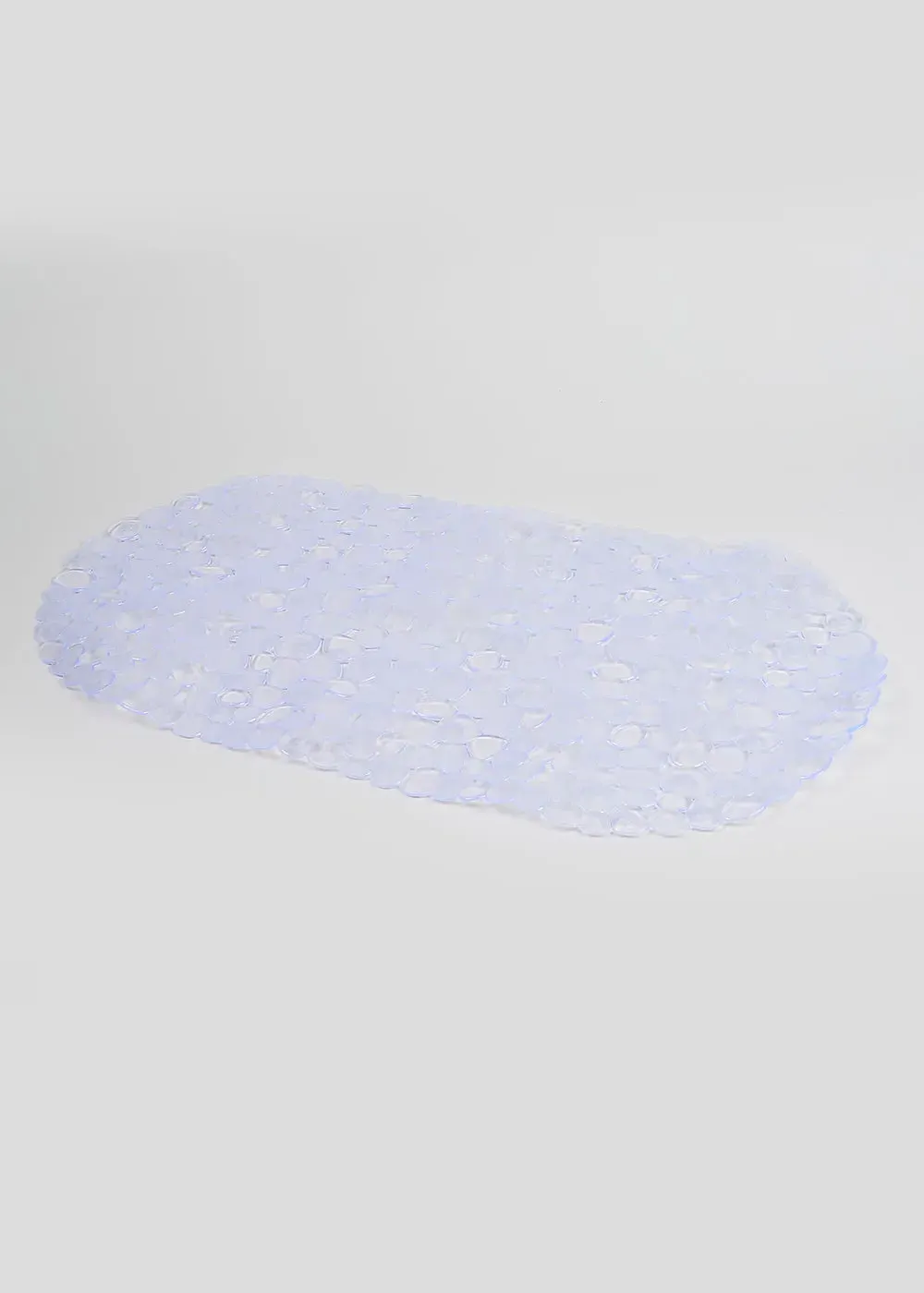 Rubber Shower Mat with Pebble Effect - Blue product