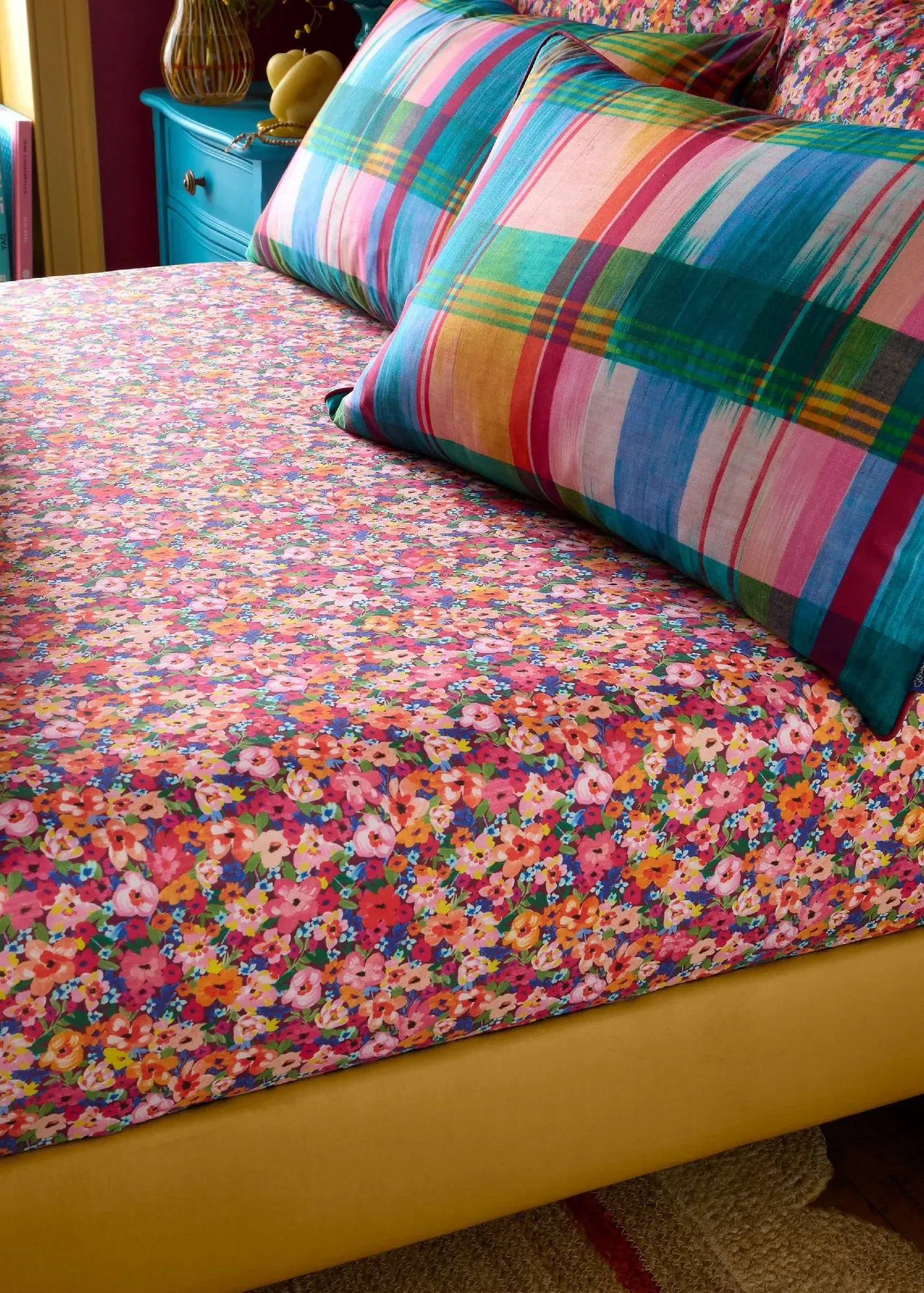 Sophie Robinson Darling Ditsy Single Fitted Sheet - Multi, Cotton product