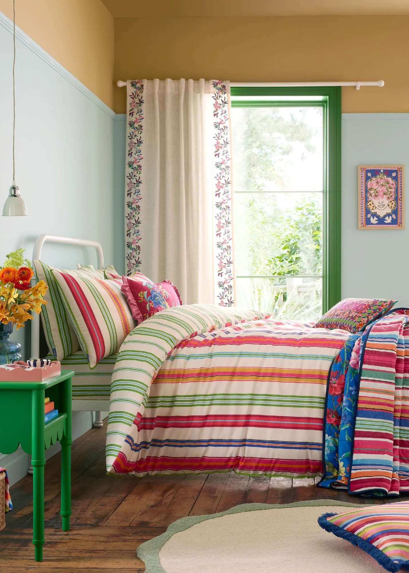 Sophie Robinson Sophie Stripe Single Duvet Cover Set - Multi product