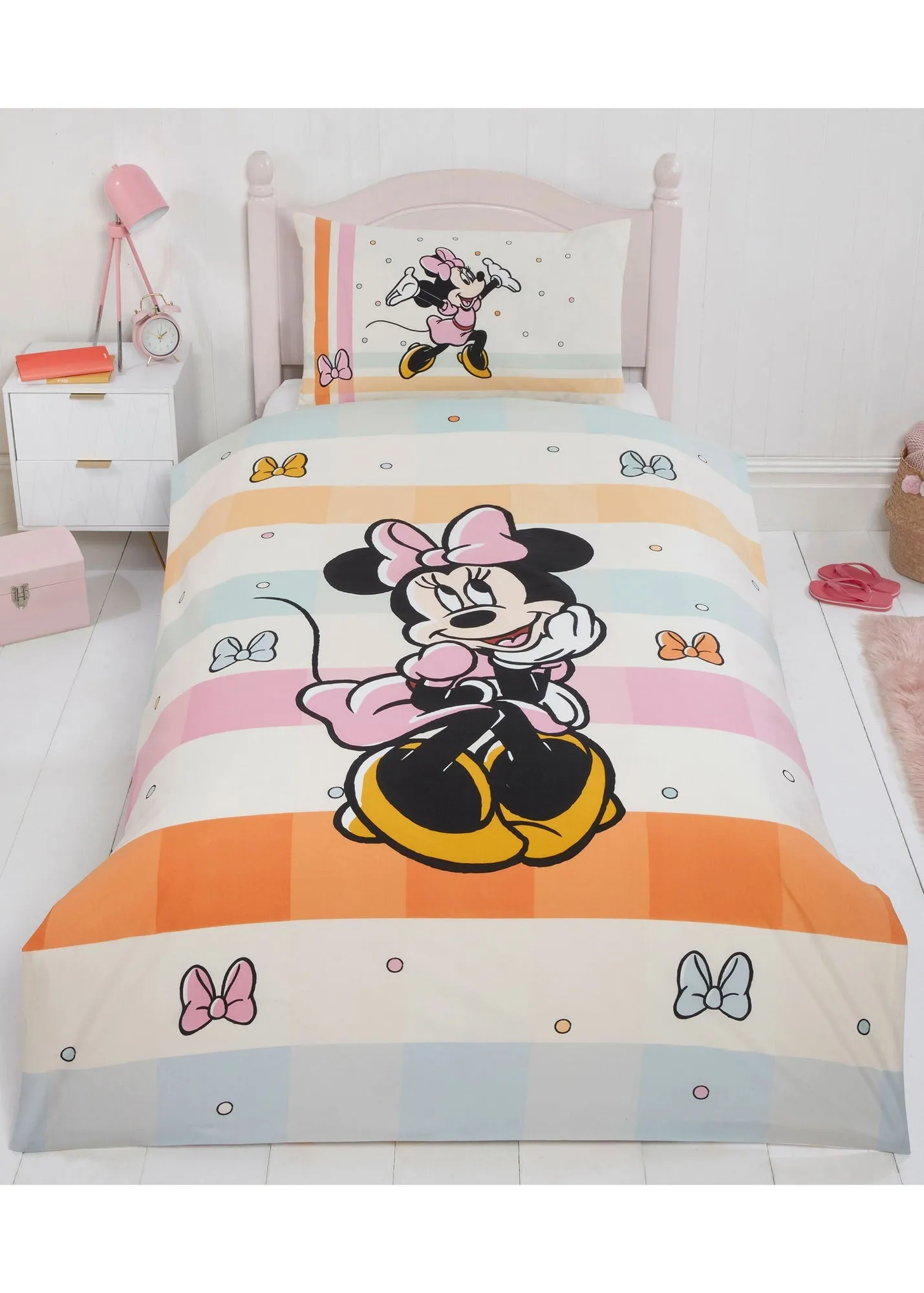 Minnie Mouse Single Duvet Set - Multi, Cotton Blend product