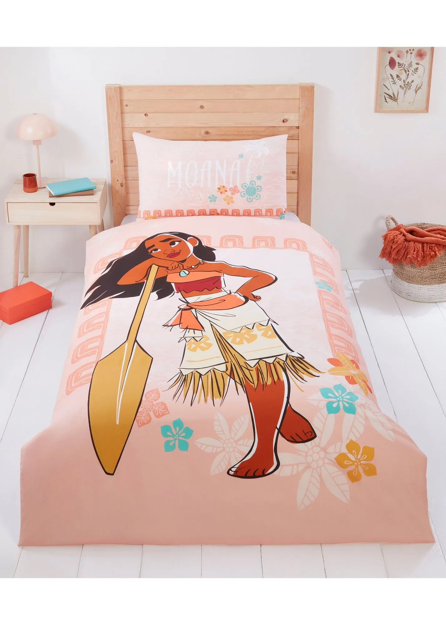 Moana Single Duvet Set - Pink, Cotton Blend product