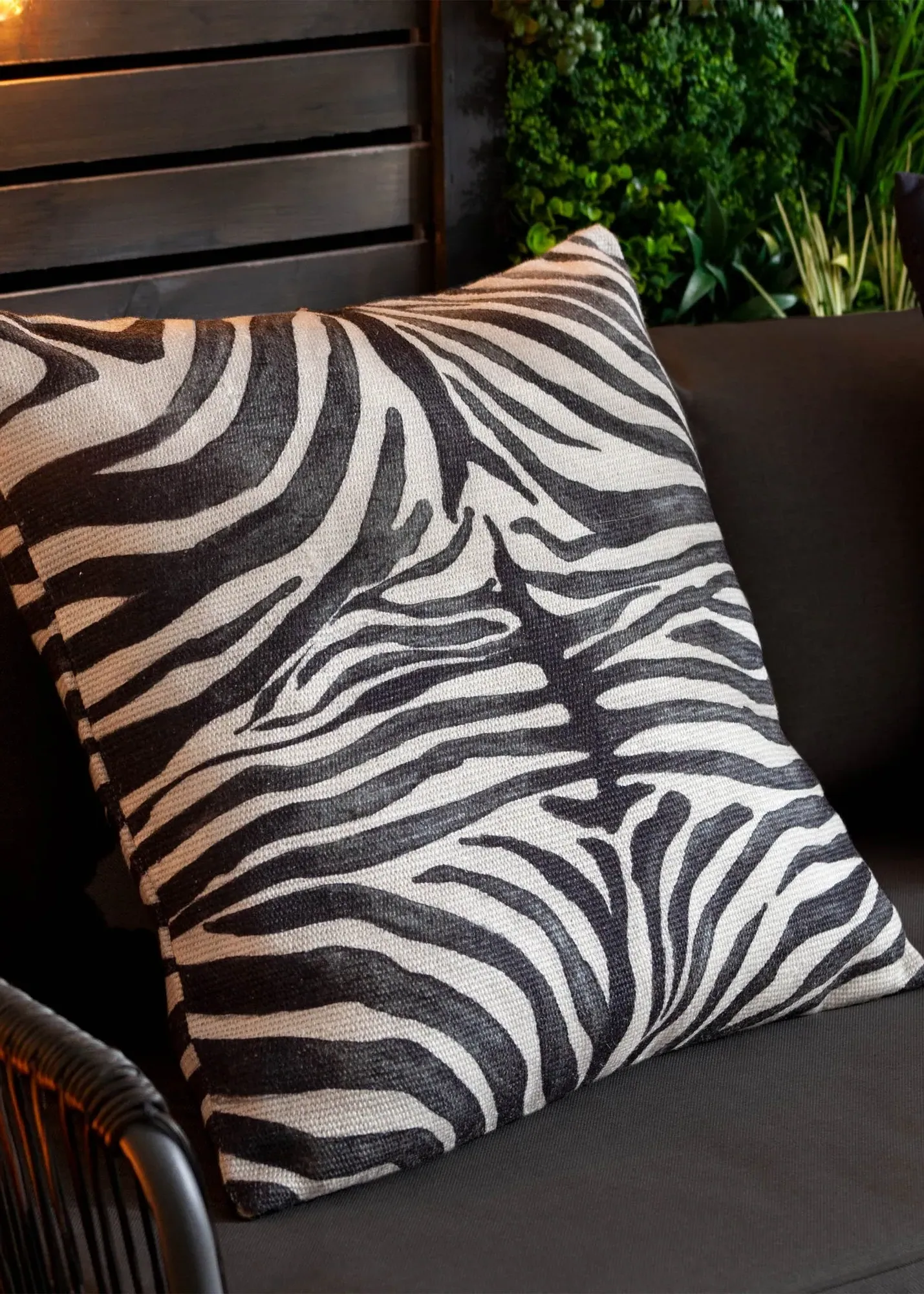 Leopardis Zebra Woven Outdoor Cushion - Multi, Polyester product