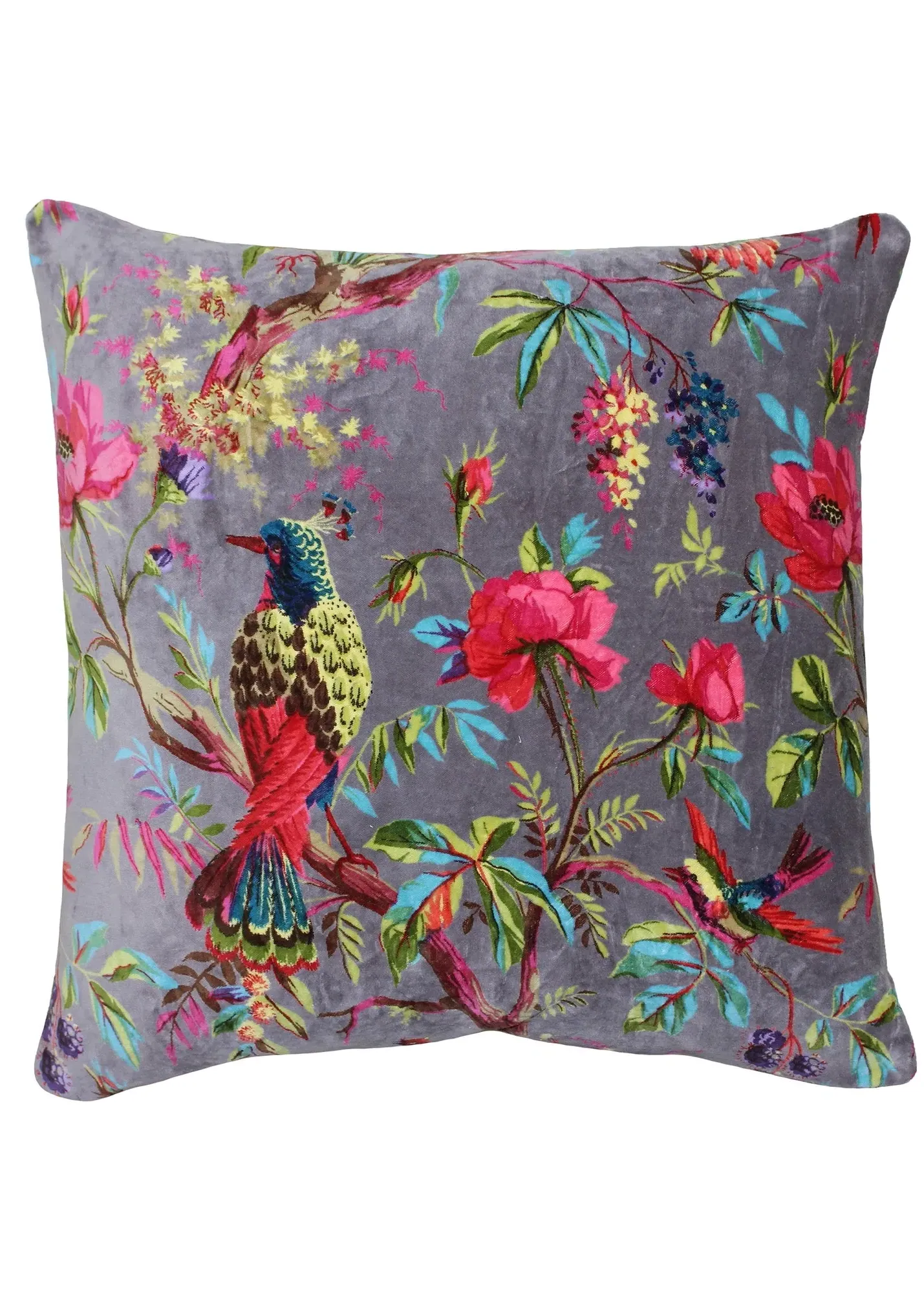 Paradise Velvet Filled Cushion - Brown product