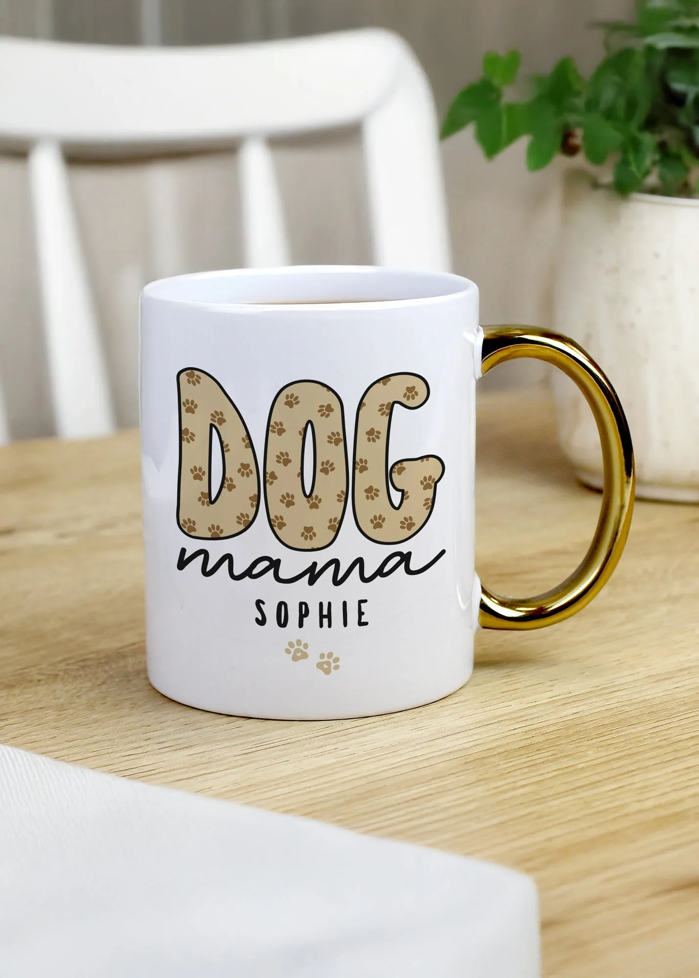 Dog Mama Personalised Ceramic Mug - White product