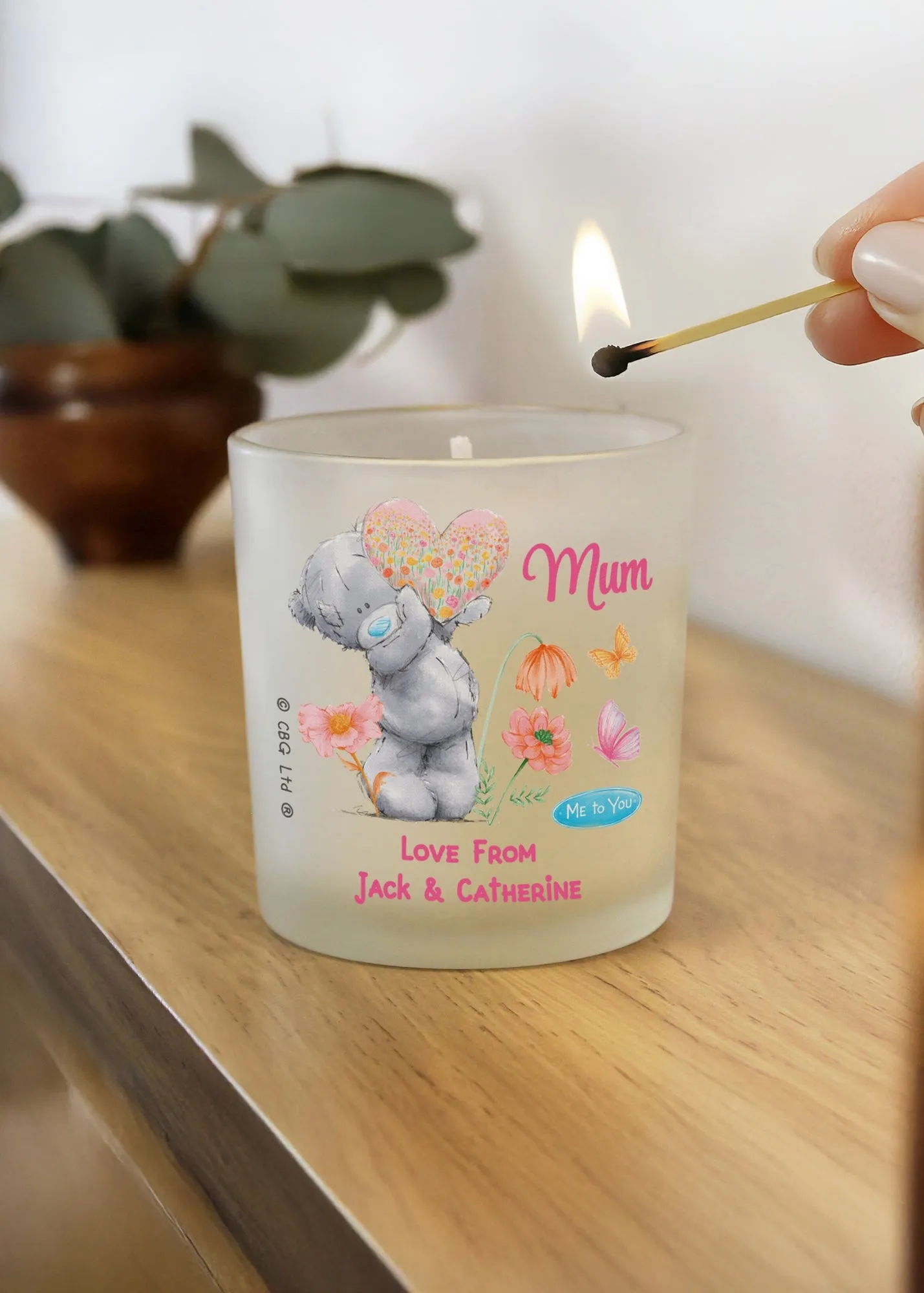 Me to You Flowery Jar Candle - Pattern product