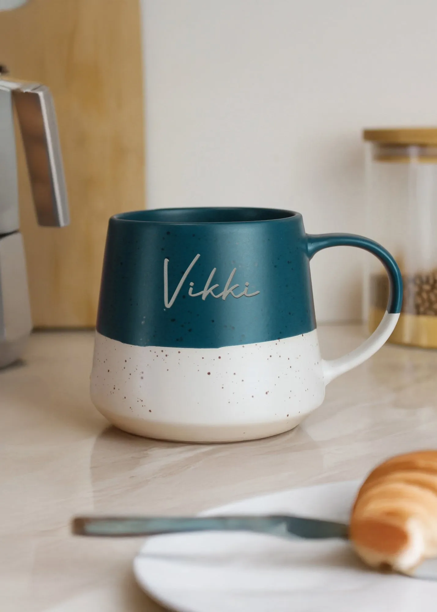 Name Ceramic Mug - Blue product
