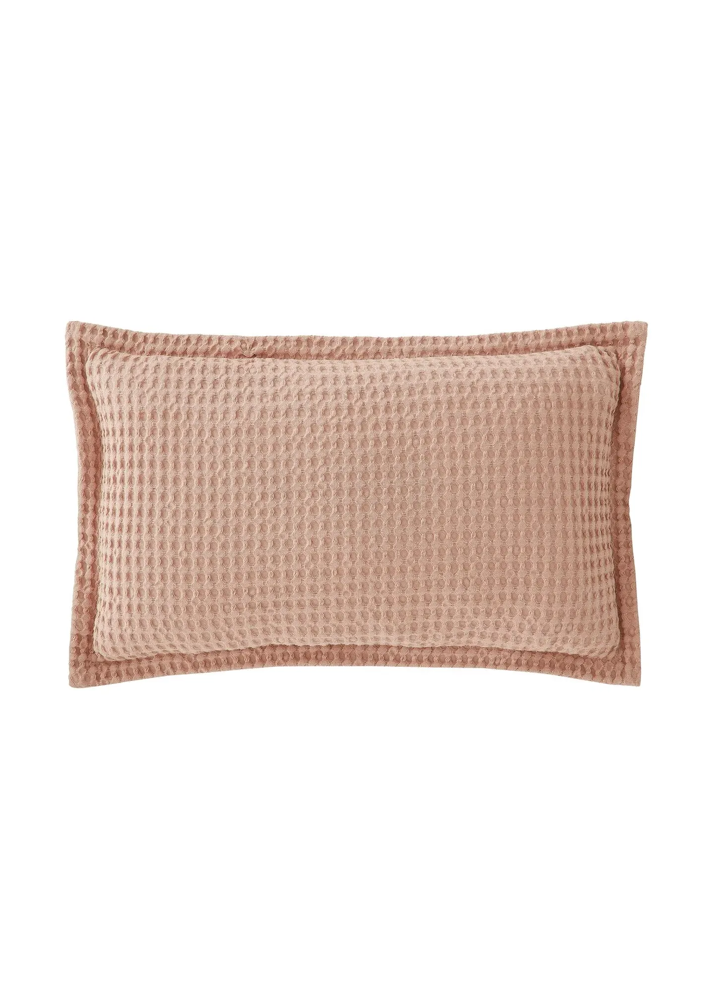 Jaipur Chunky Waffle Cushion - Pink, Cotton product