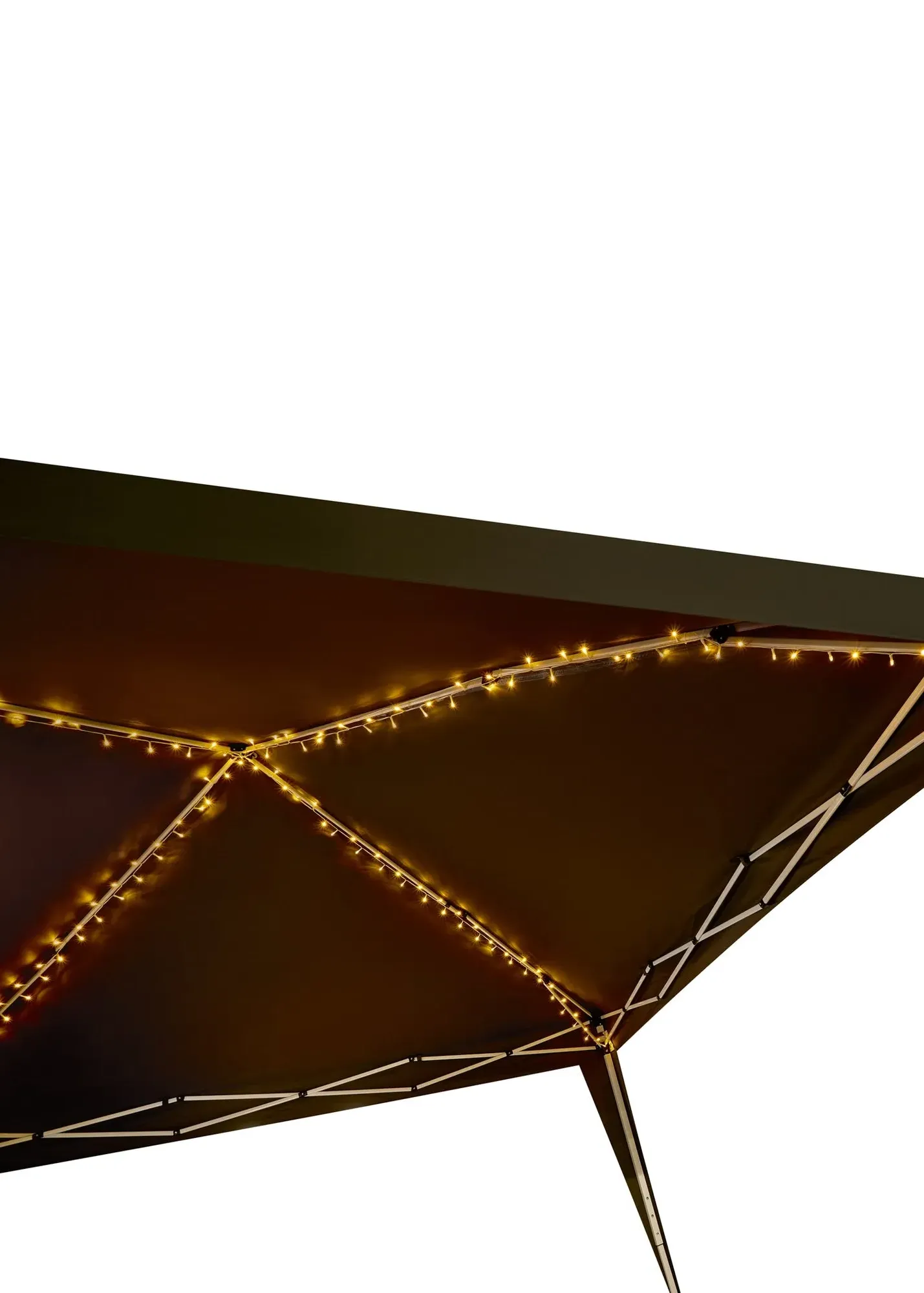 160 LED Solar Gazebo String Lights - Warm White product