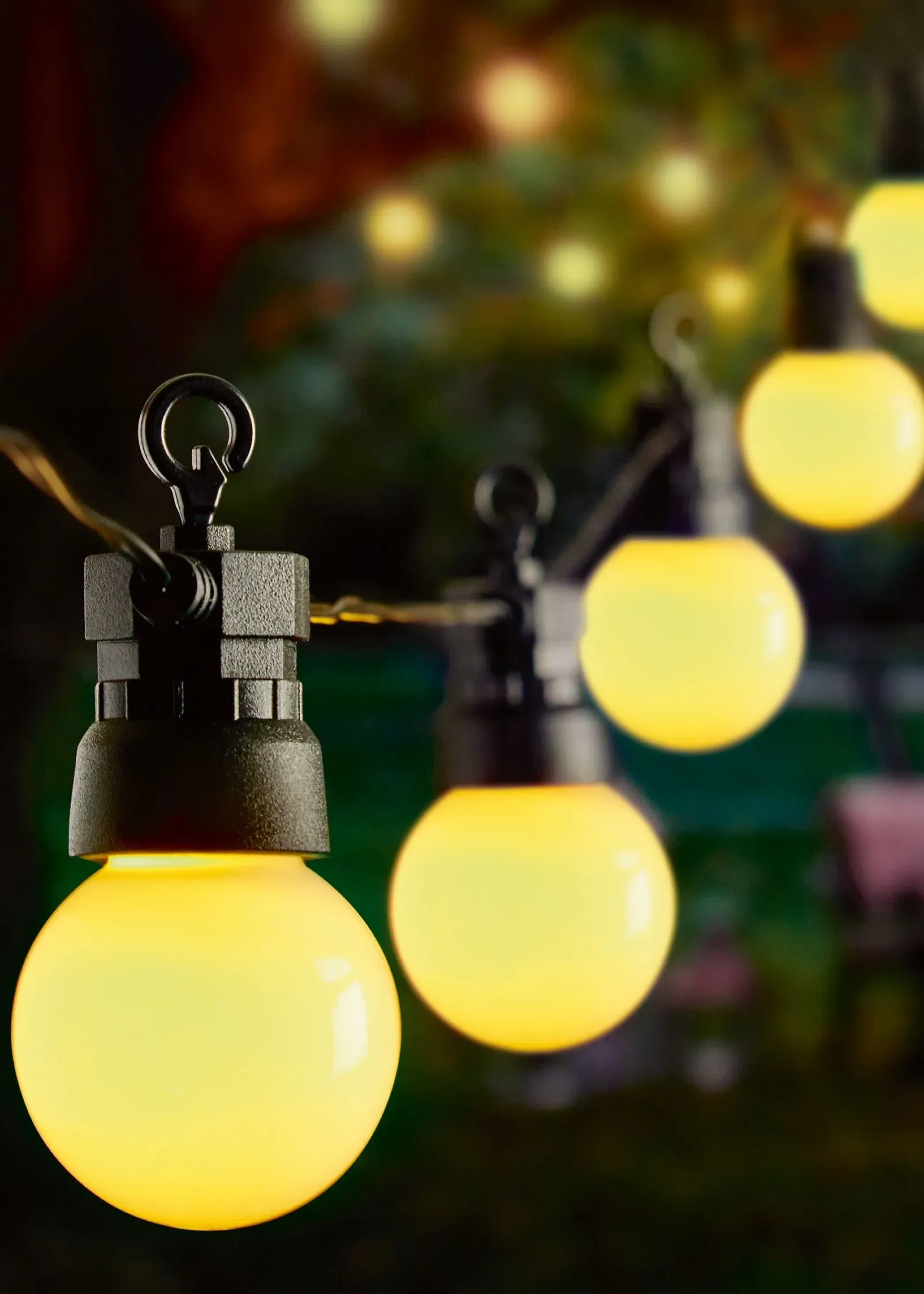 20 LED Warm White Battery Operated Party Lights - White product