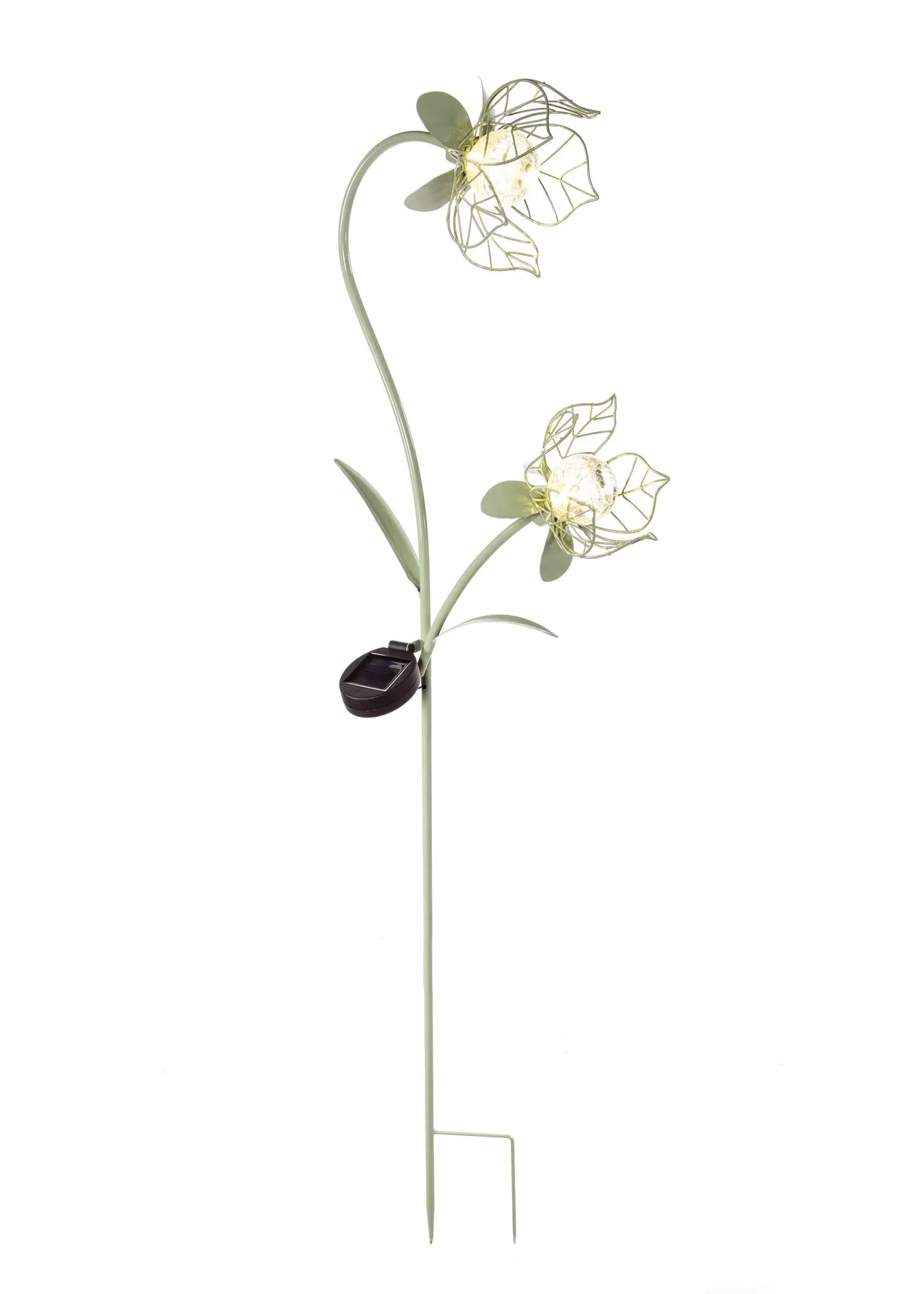 Hellebore Garden Stake Light - Green, Metal product