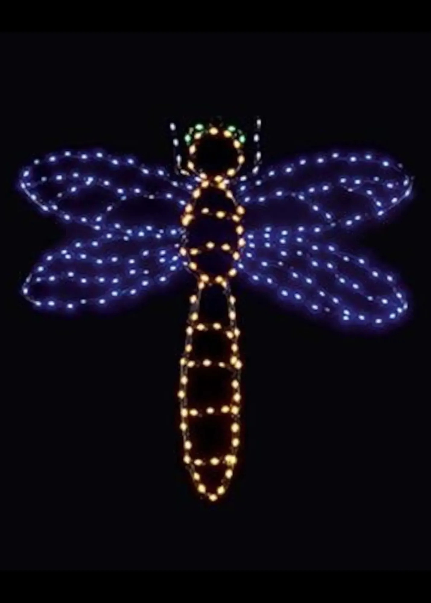 LED Dragonfly Motif Wall Sign - White product