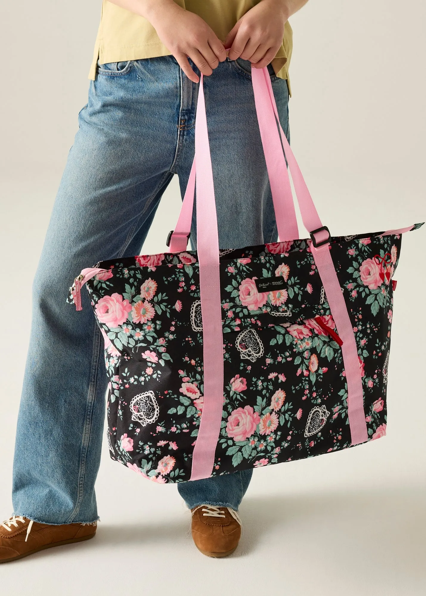 Cath Kidston Boulder Tote Bag Hackney Rose - Black product