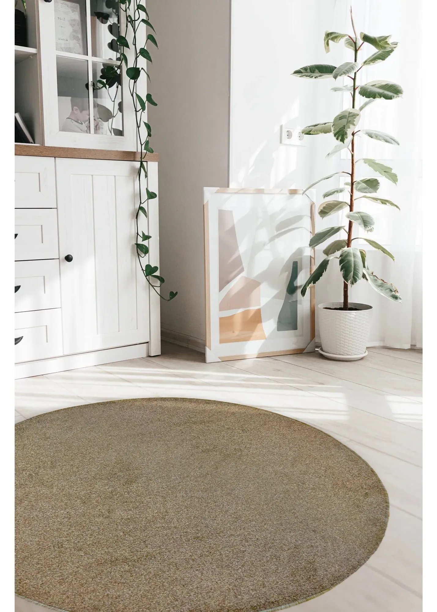 Round Rug - Natural, Mixed Fibres product