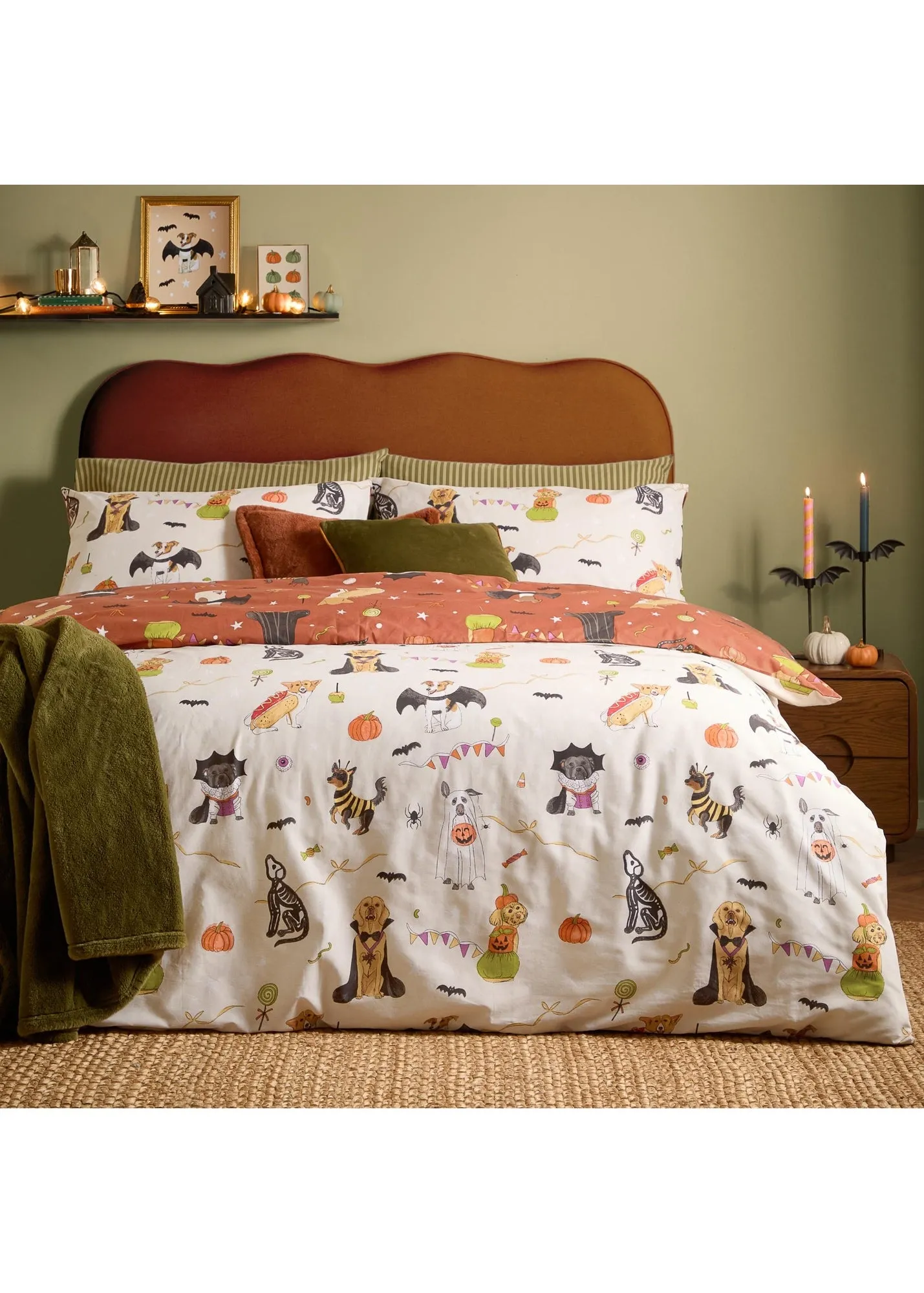 Howl-O-Ween Single Reversible Duvet Set - Multi product
