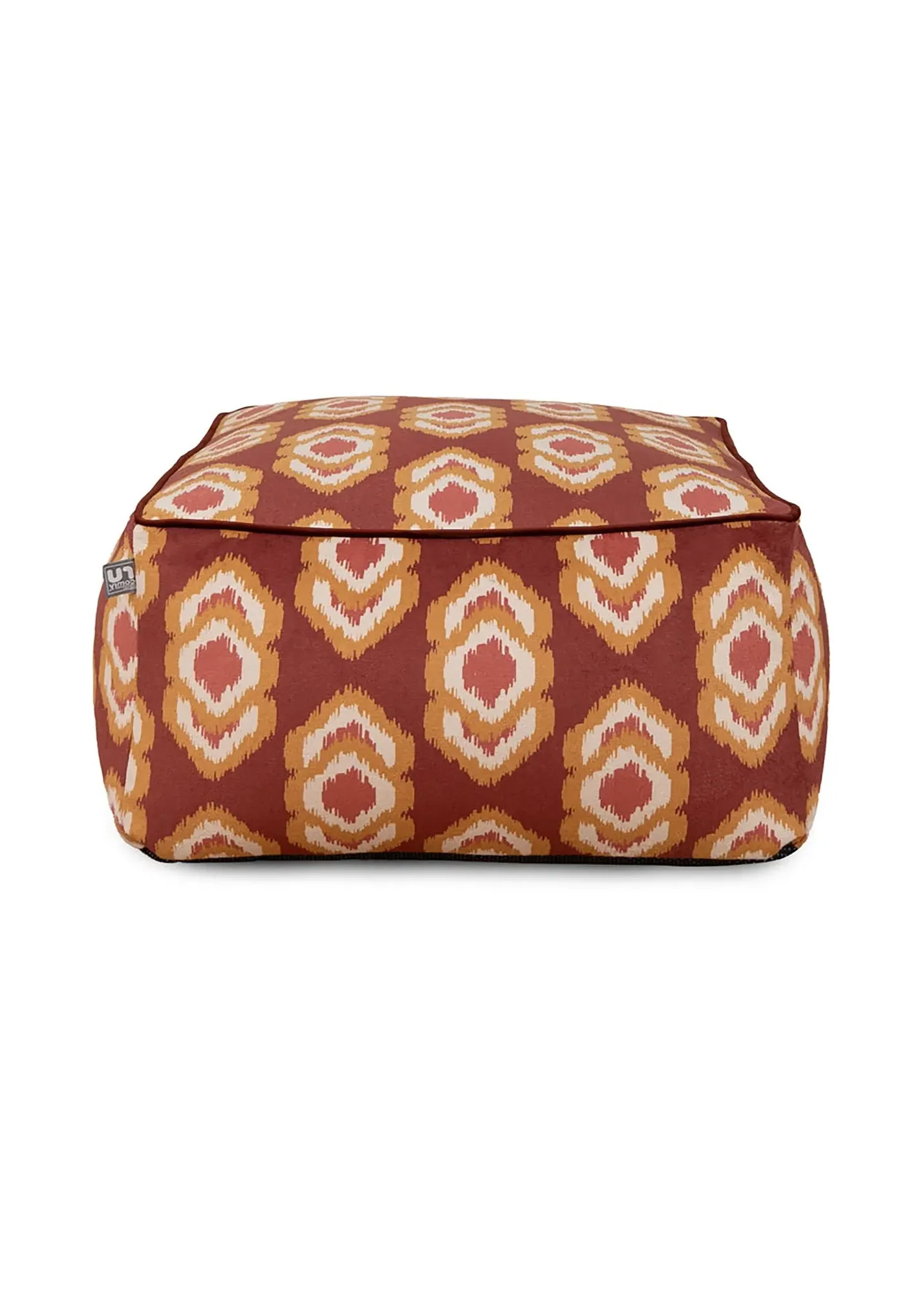 Velora Square Box Floor Cushion Ikat - Multi, Velvet product