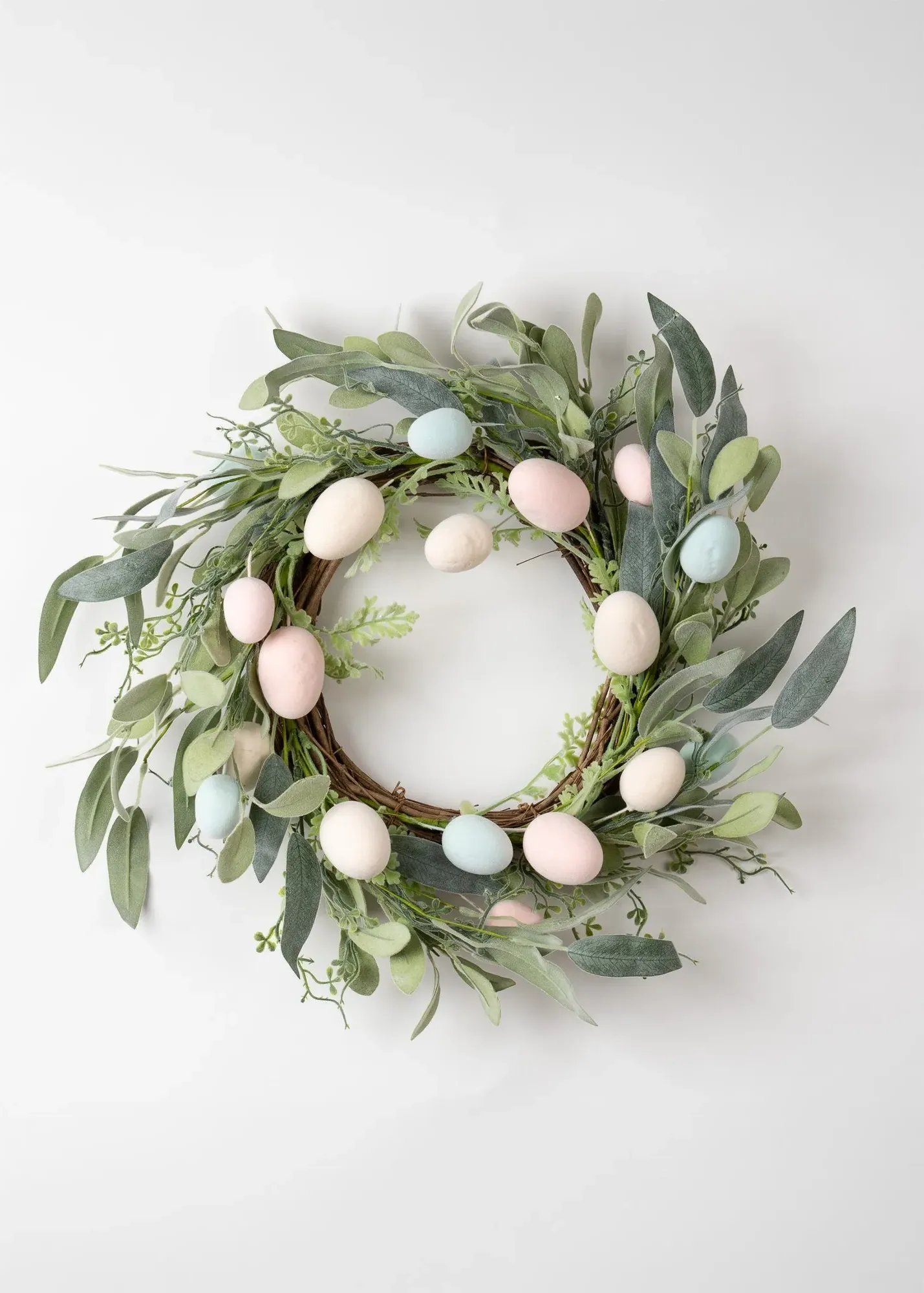 Easter Pastels Egg Wreath - Green product