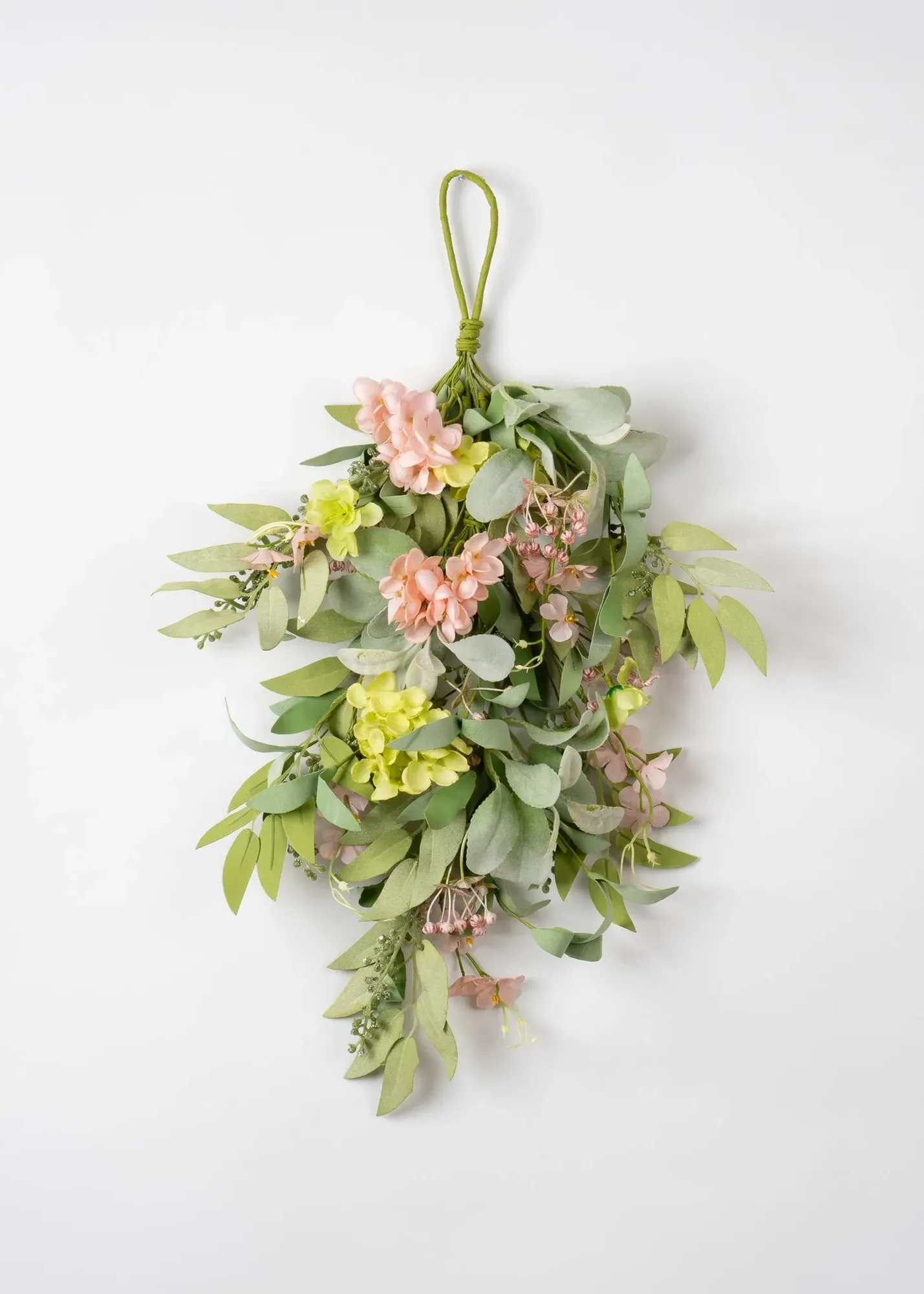 Hydrangea Teardrop Swag - Pink product