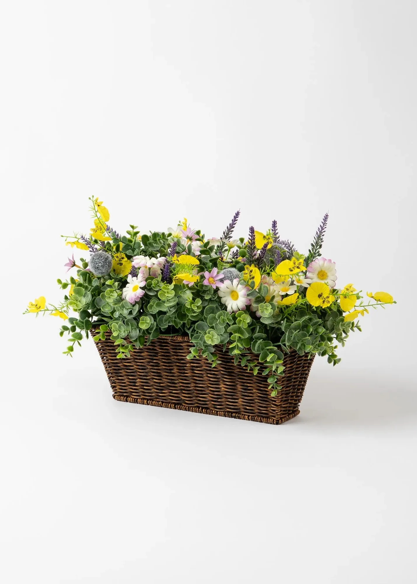 Mixed Floral Outdoor Planter - Yellow product