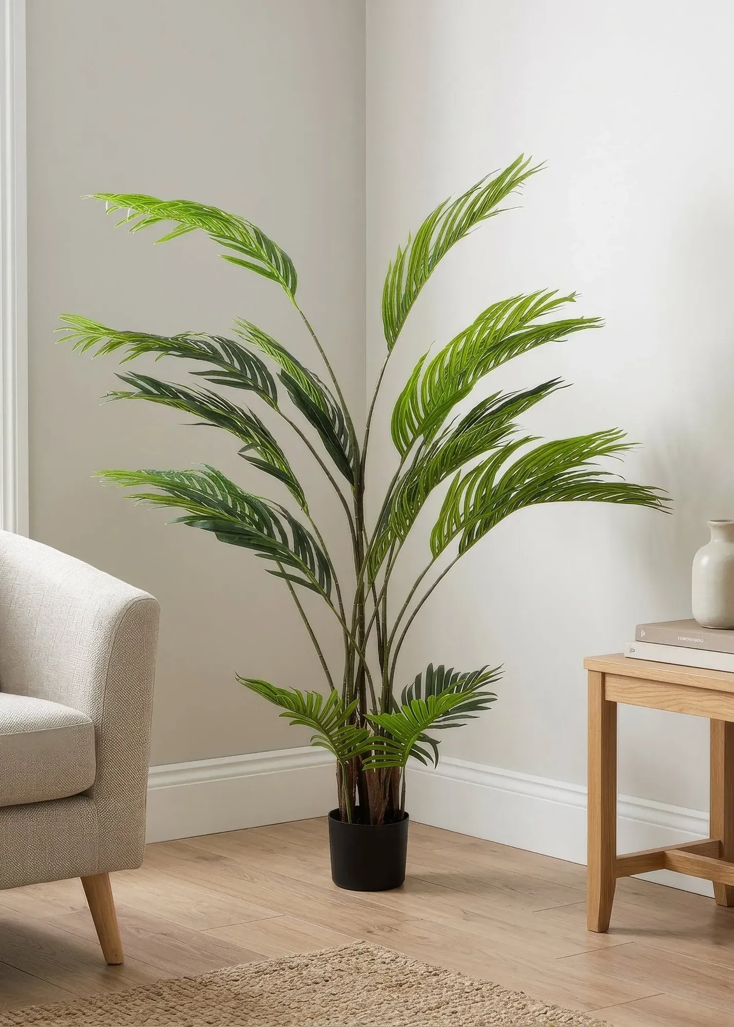 Real Touch Pearl Palm Tree 155cm - Green product