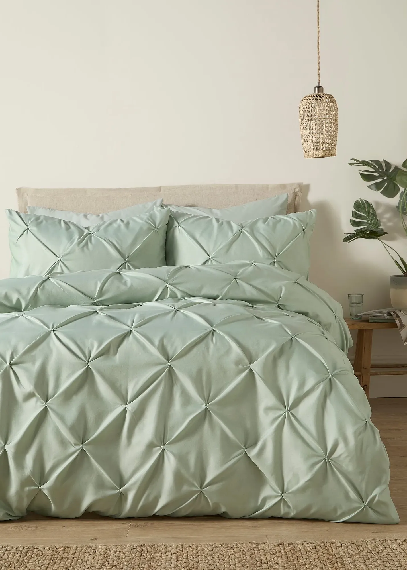 Lara Double Duvet Cover Set - Steel, Polyester product