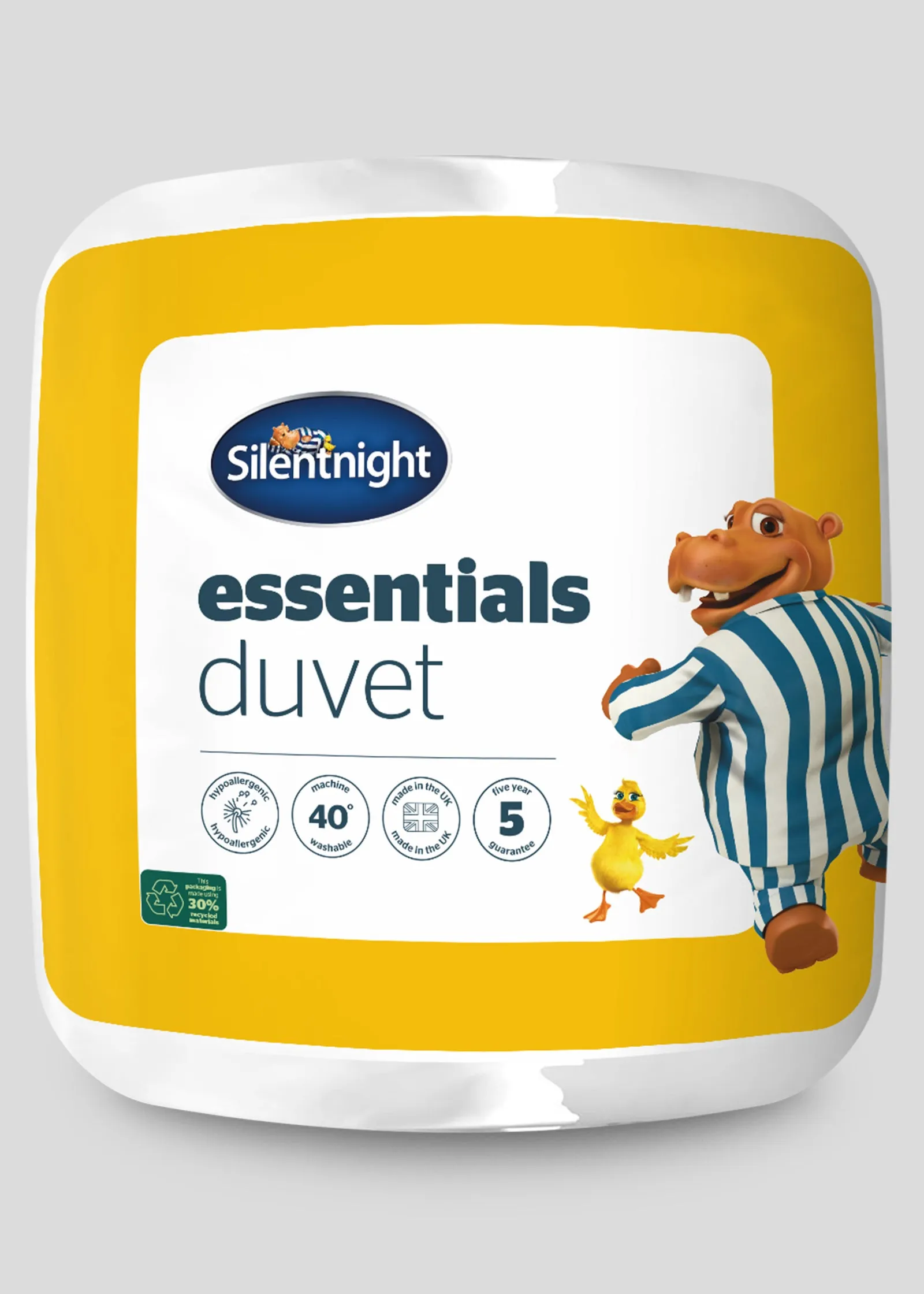 Essentials Single Duvet - White product