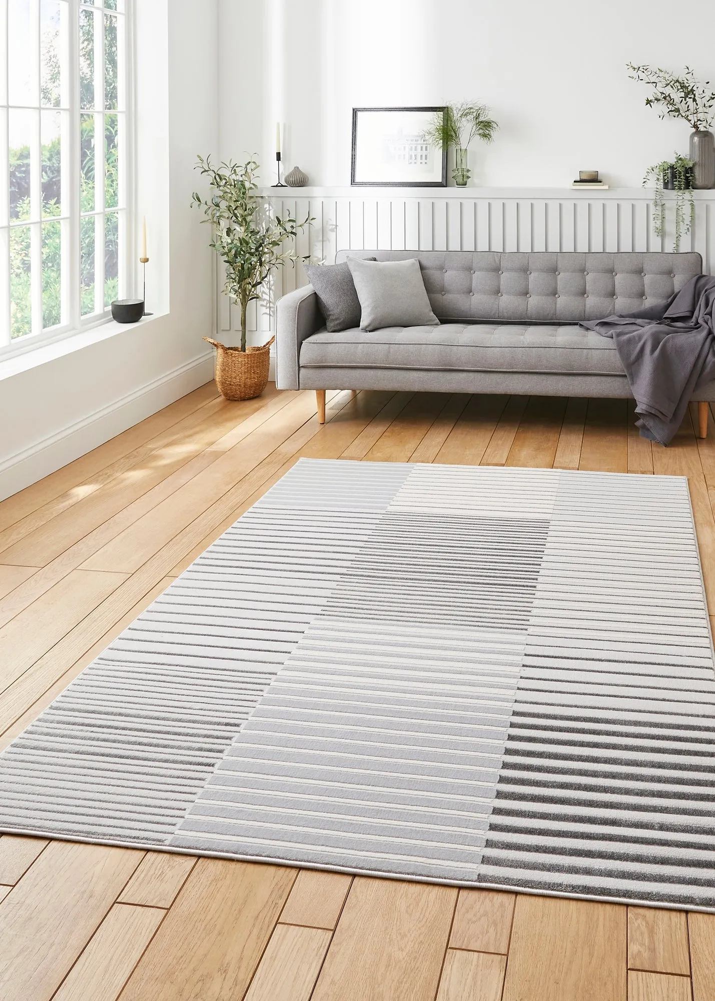 Apollo Linear Rug - White product