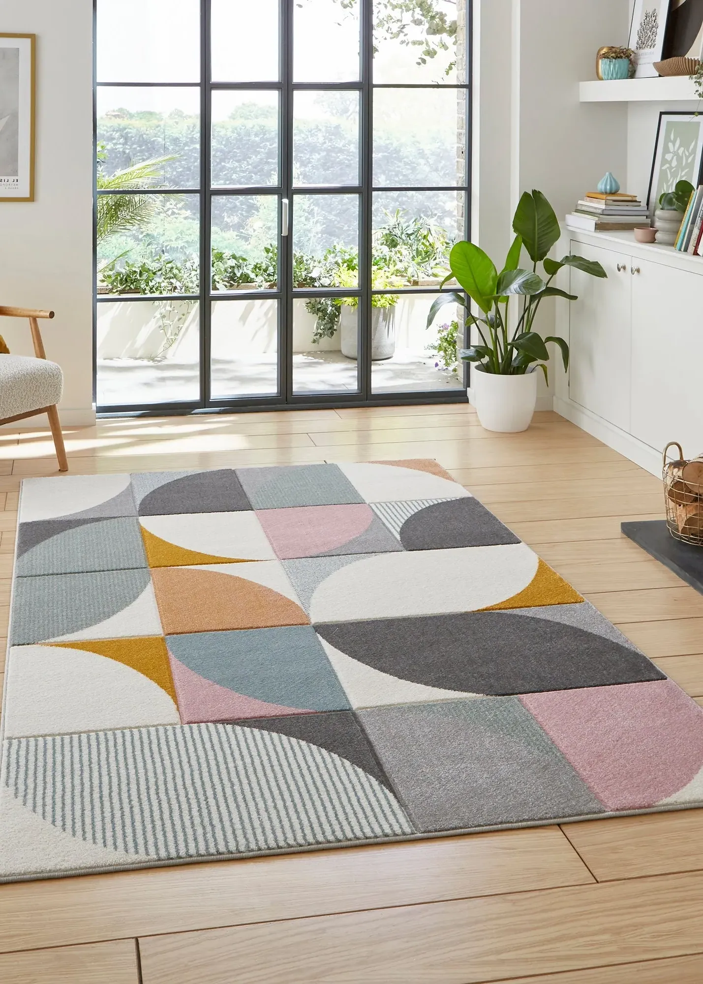 Matrix Geometric Rug - Multi, Polypropylene product