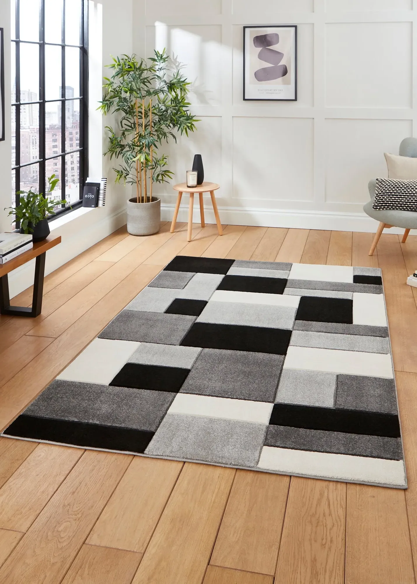 Matrix Geometric Rug - Multi, Polypropylene product