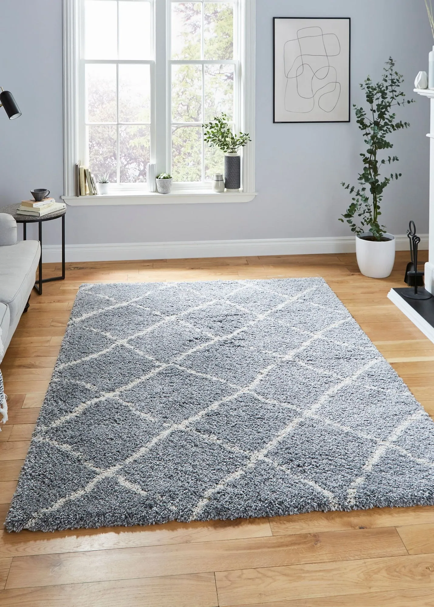 Scandi Berber Rectangle Rug - Cream, Polypropylene product