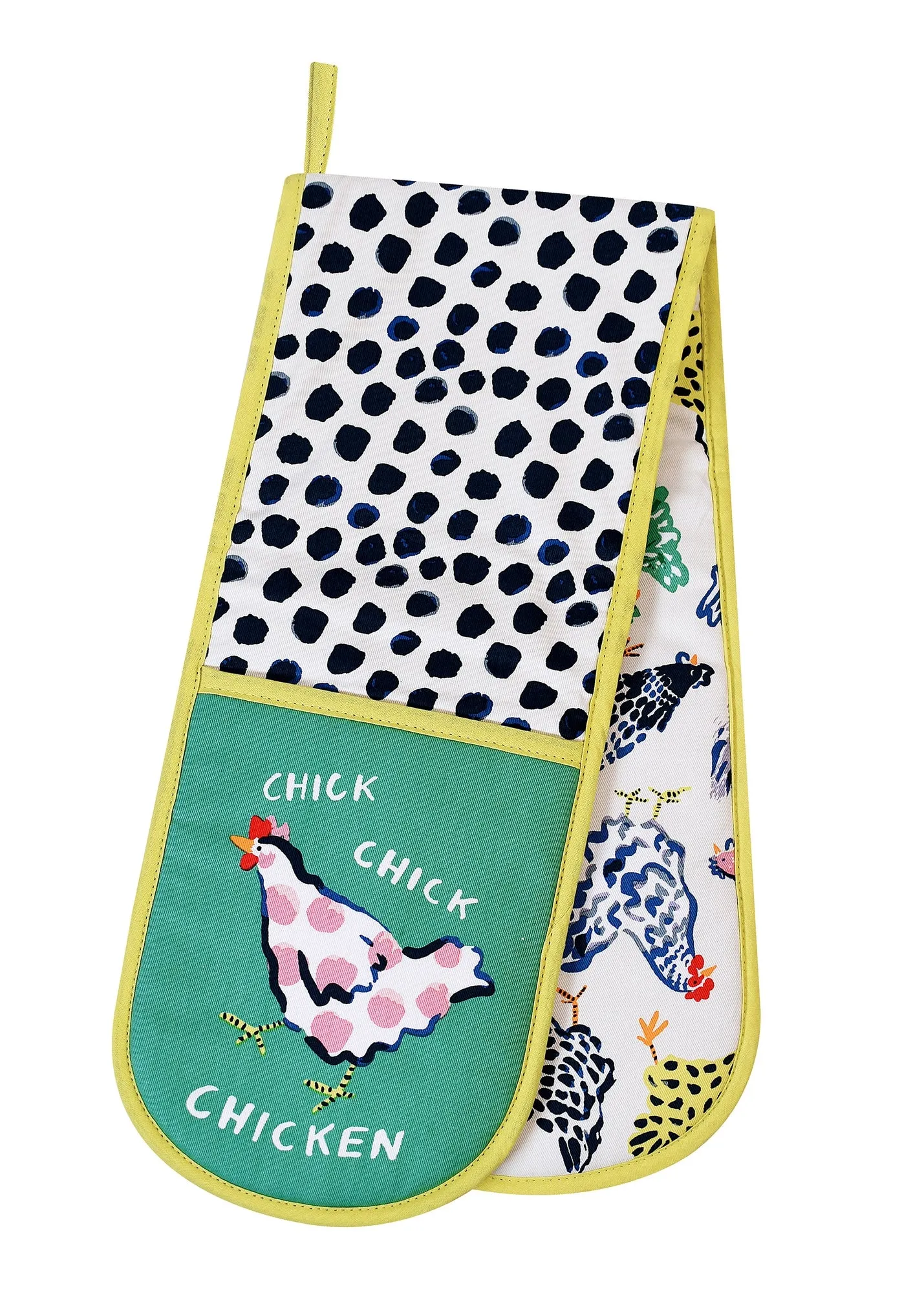 Chick Chicken Double Oven Glove - Yellow, Cotton product