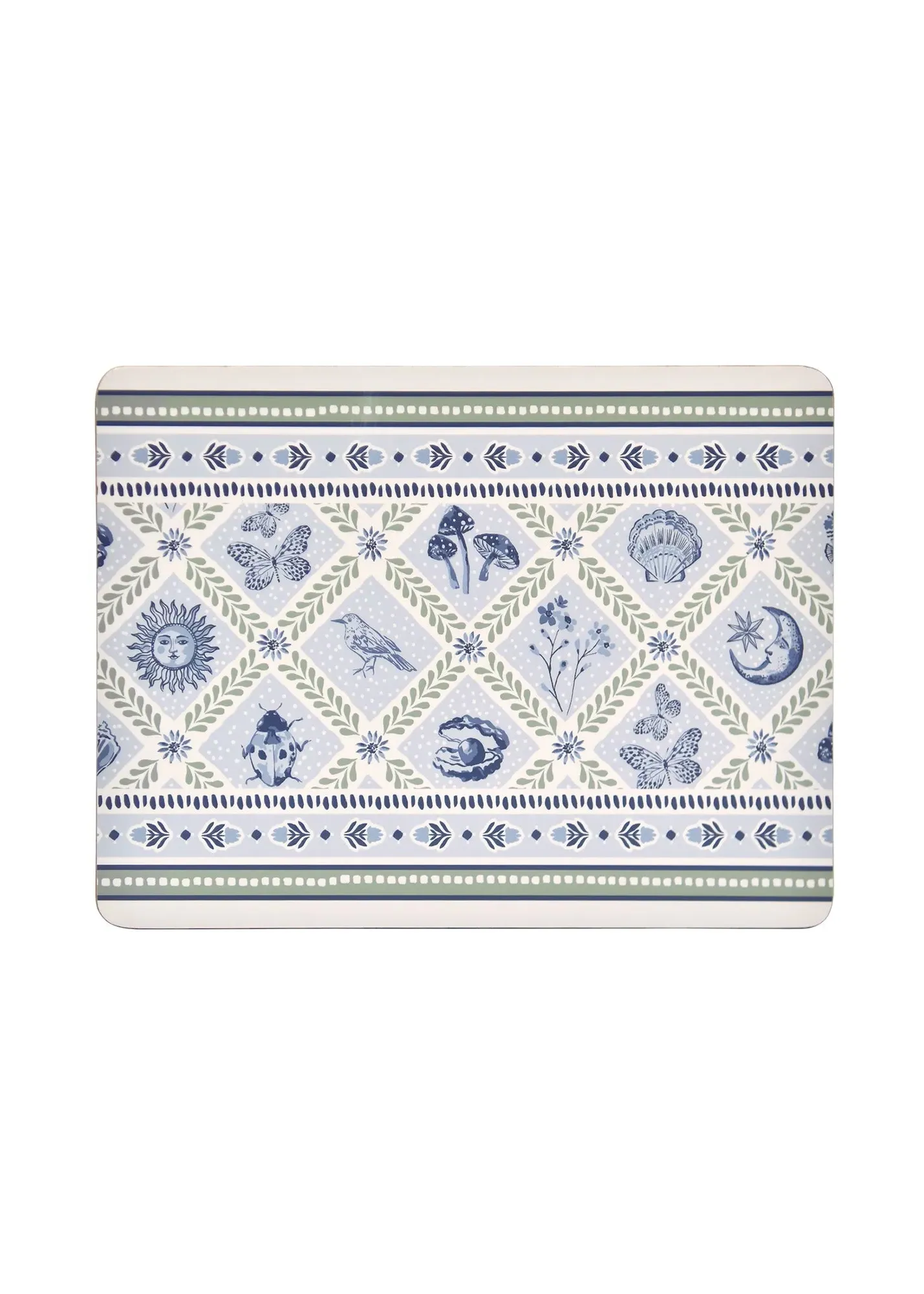 Coastal Treasures Placemat - Blue, MDF product