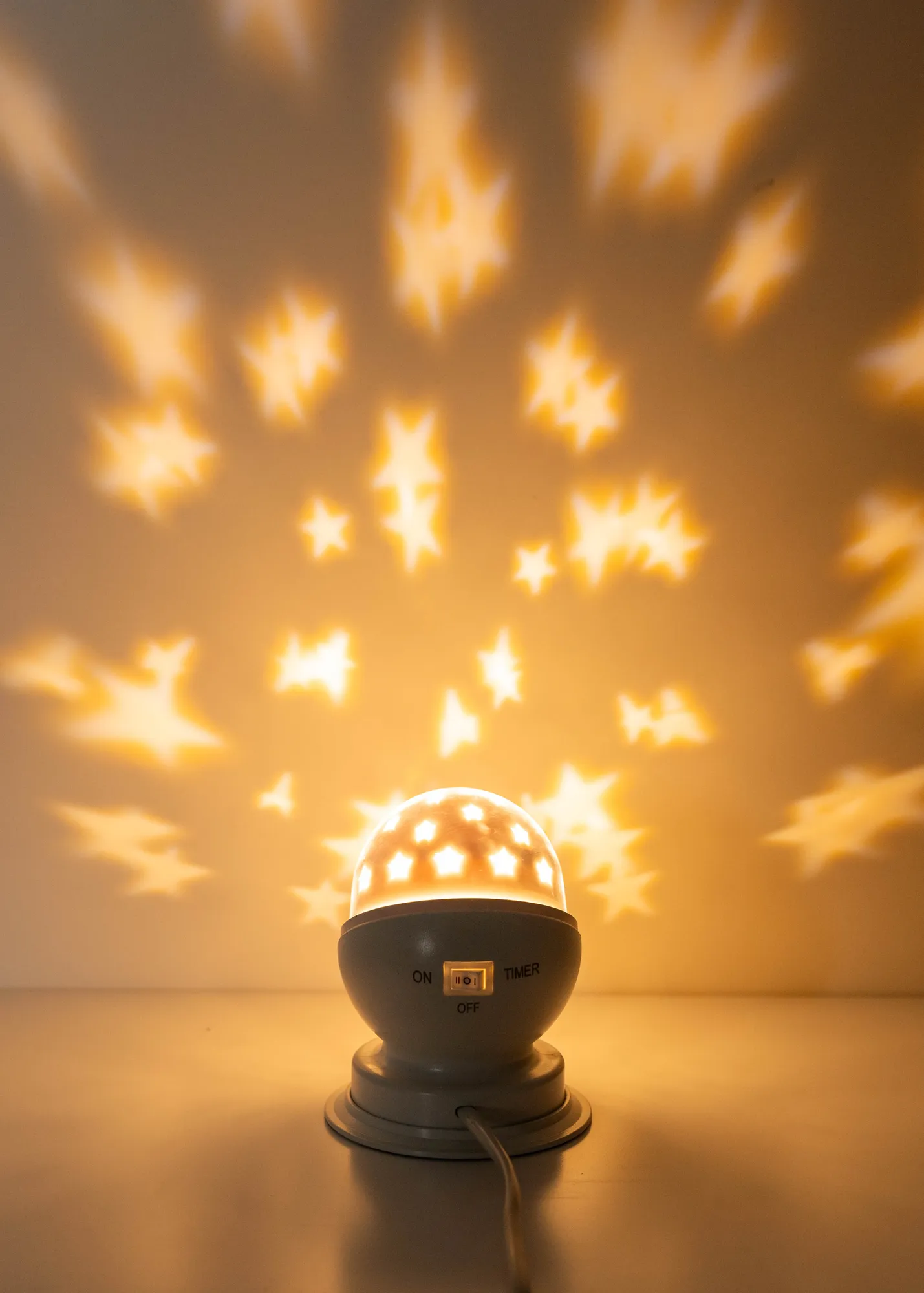 Aurora Starry Sky Projector LED Night Light - White, Plastic product
