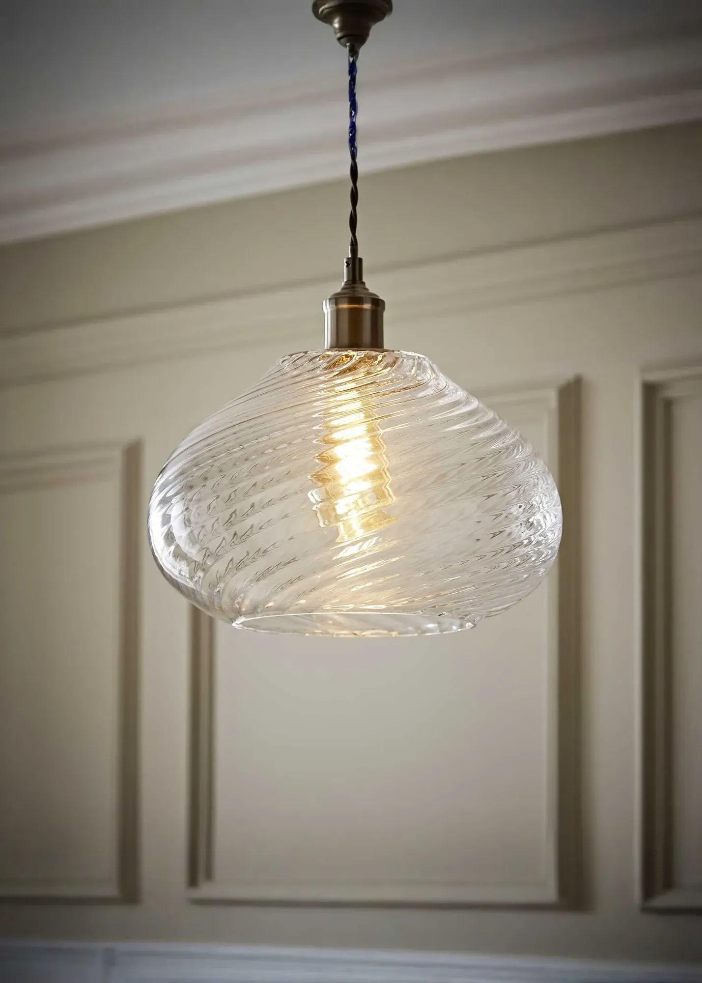 Corinne Easy Fit Lampshade - Clear, Glass product