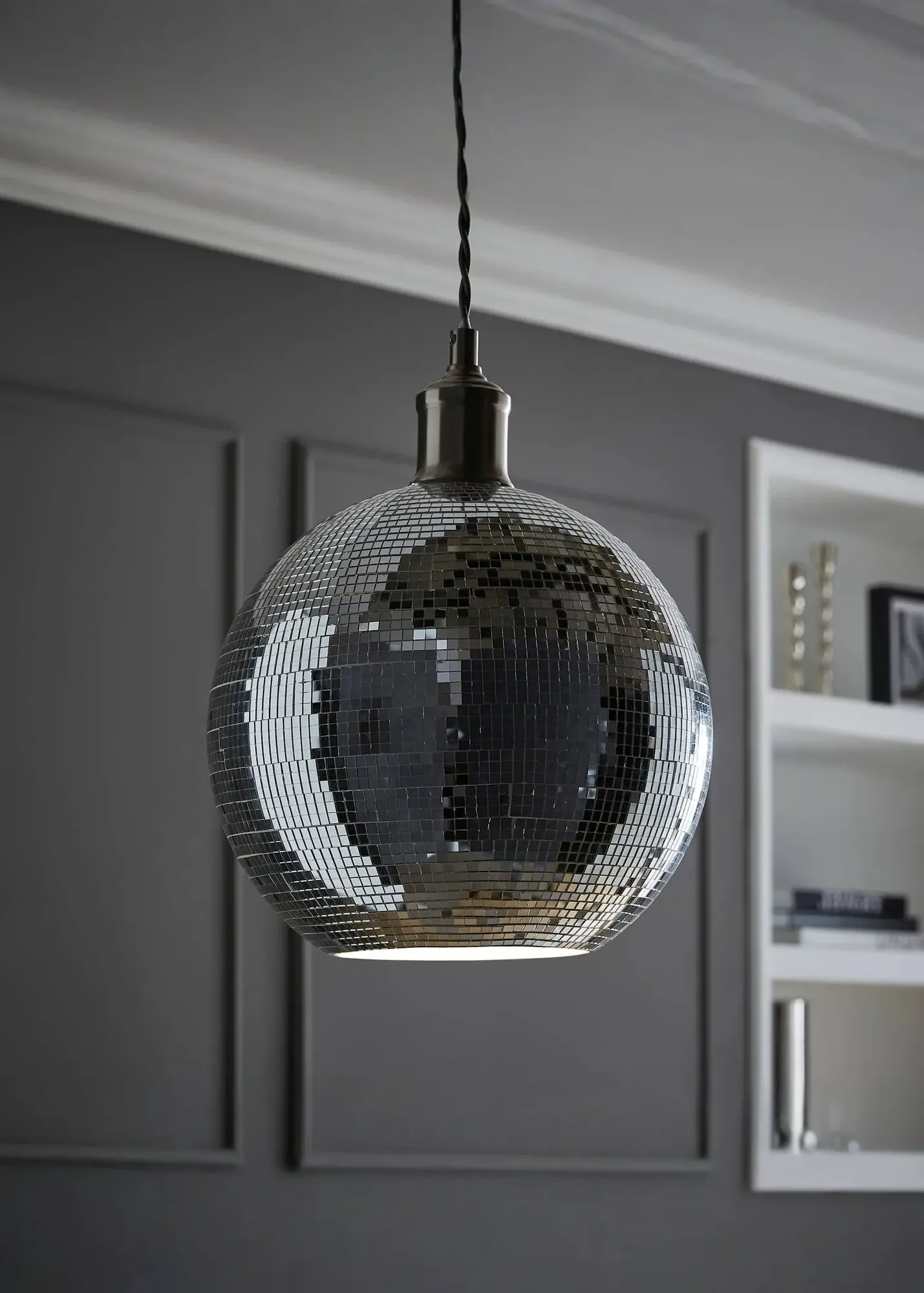 Dolly Disco Ball Easy Fit Lampshade - Silver product