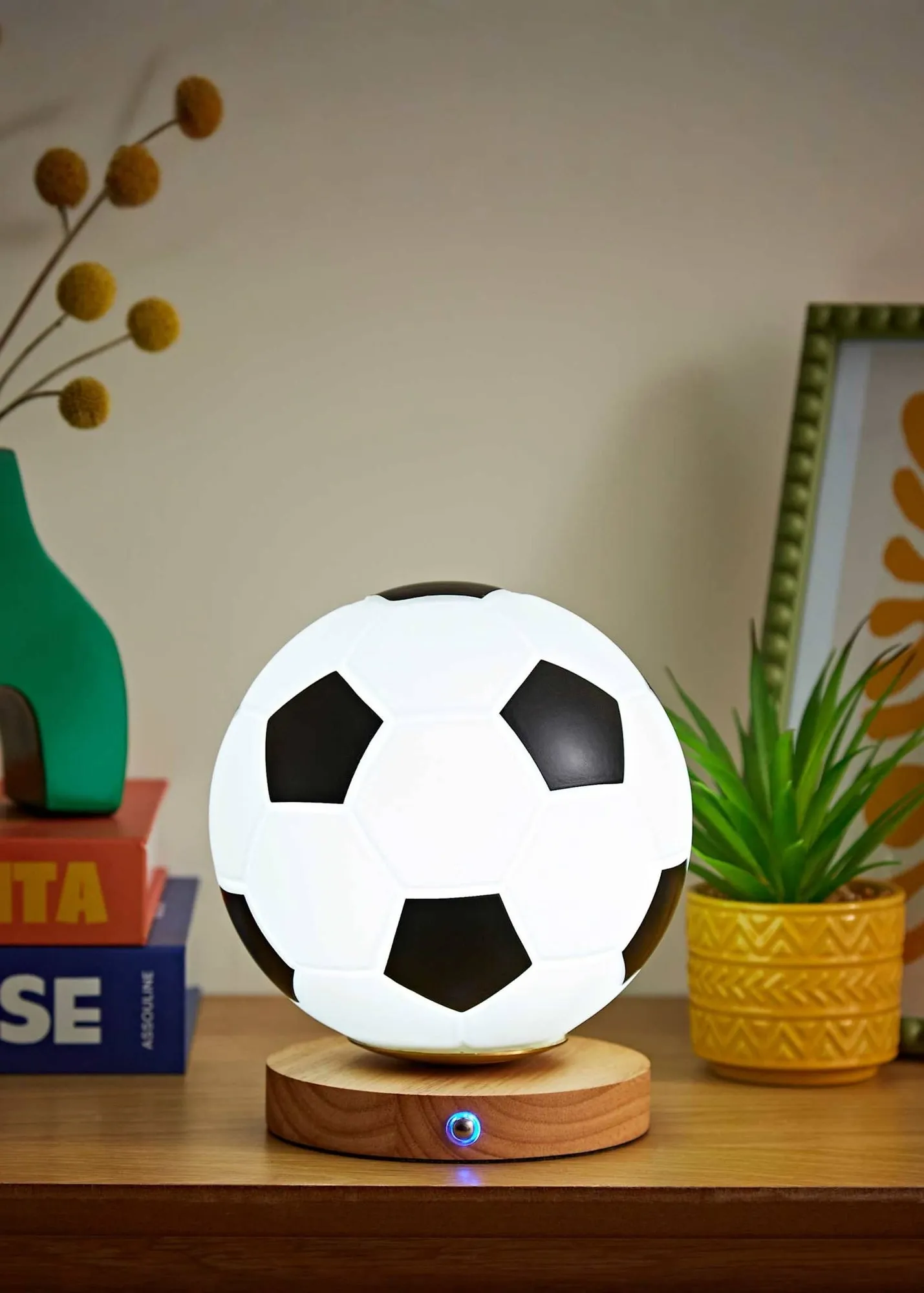 Dougie Rechargeable Football Table Lamp - White product