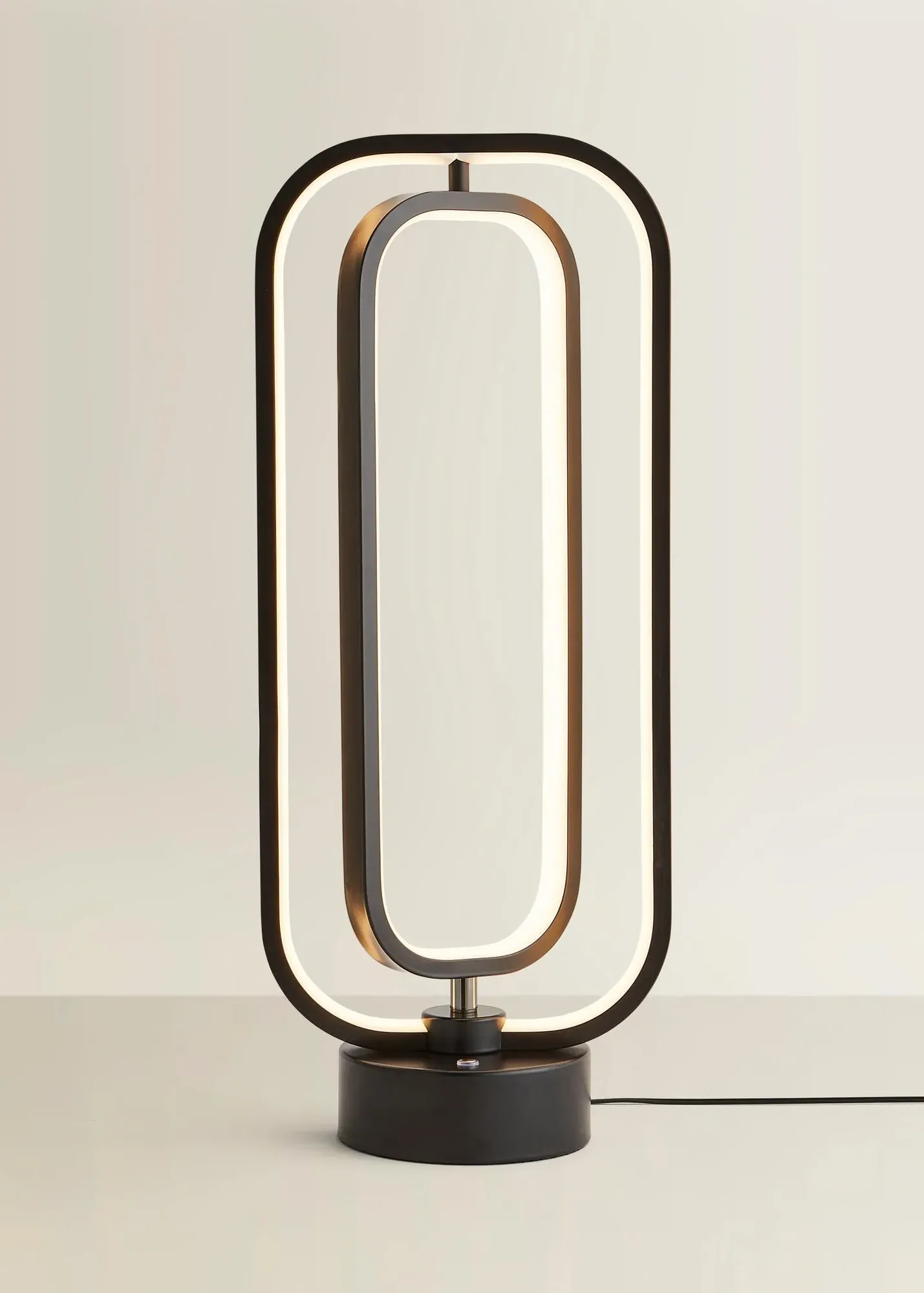 Infinity Matte LED Table Lamp - Black, Aluminium product