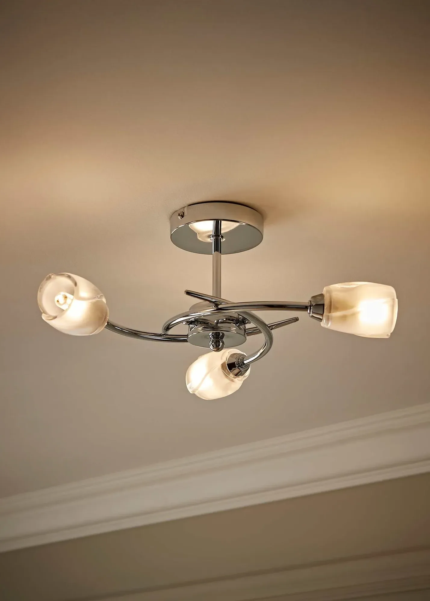 Mia 3-Way Ceiling Light - Silver product