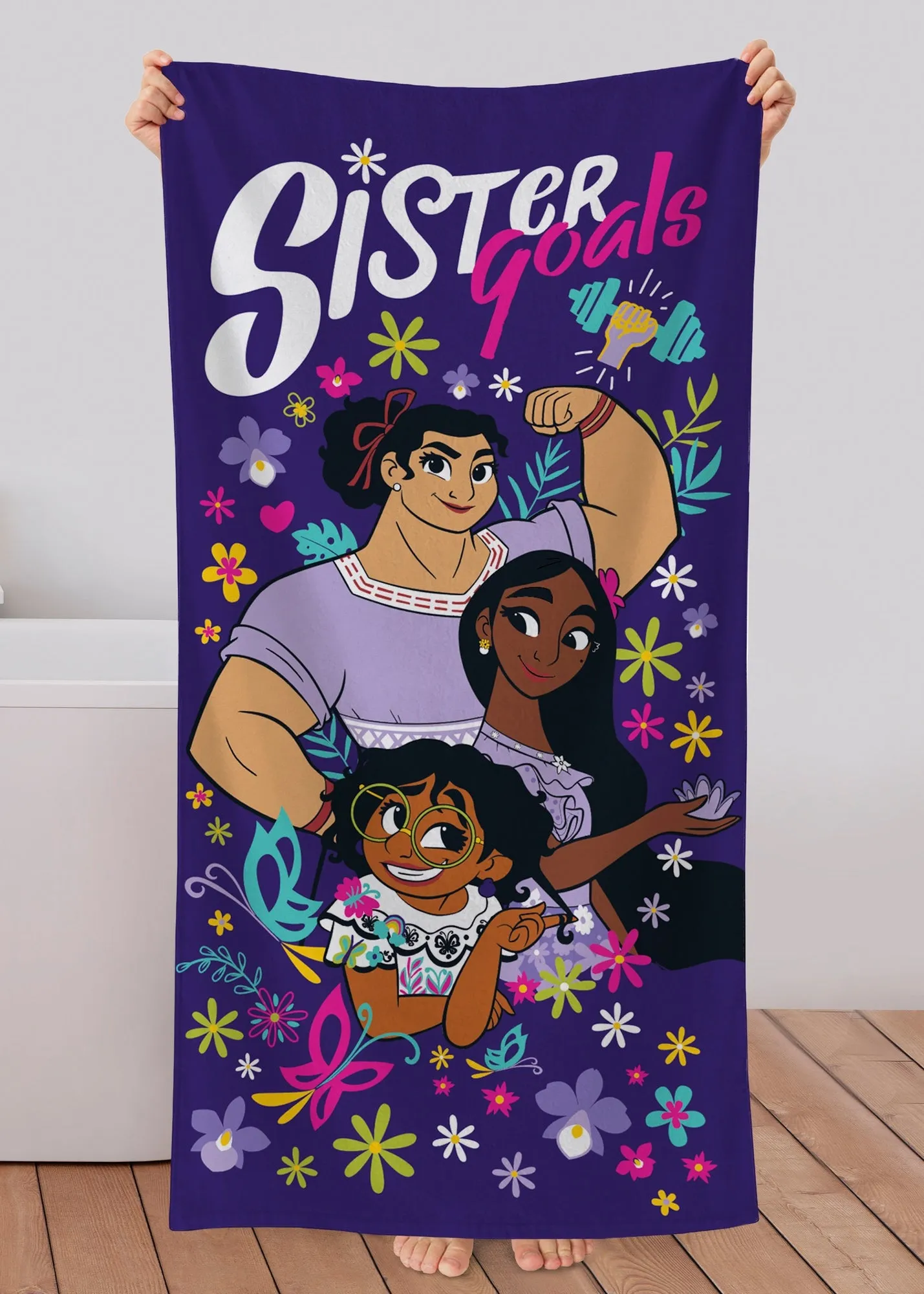 Disney Encanto Beach Towel - Purple, Cotton product