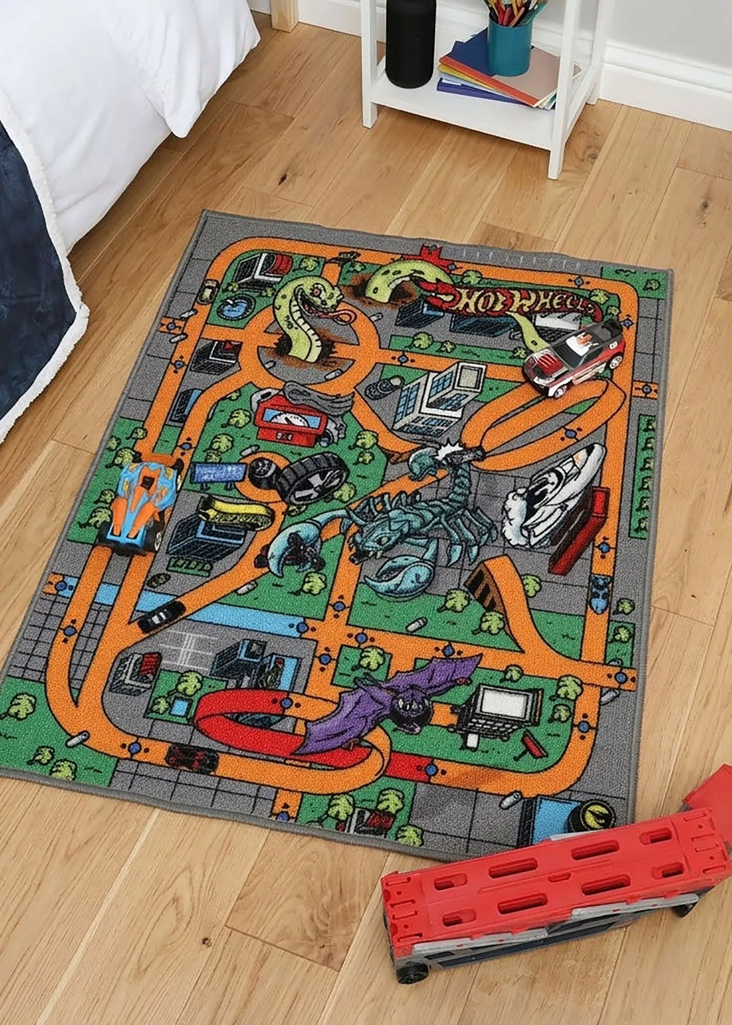 Hot Wheels Travel Play Rug - Multi, Nylon product