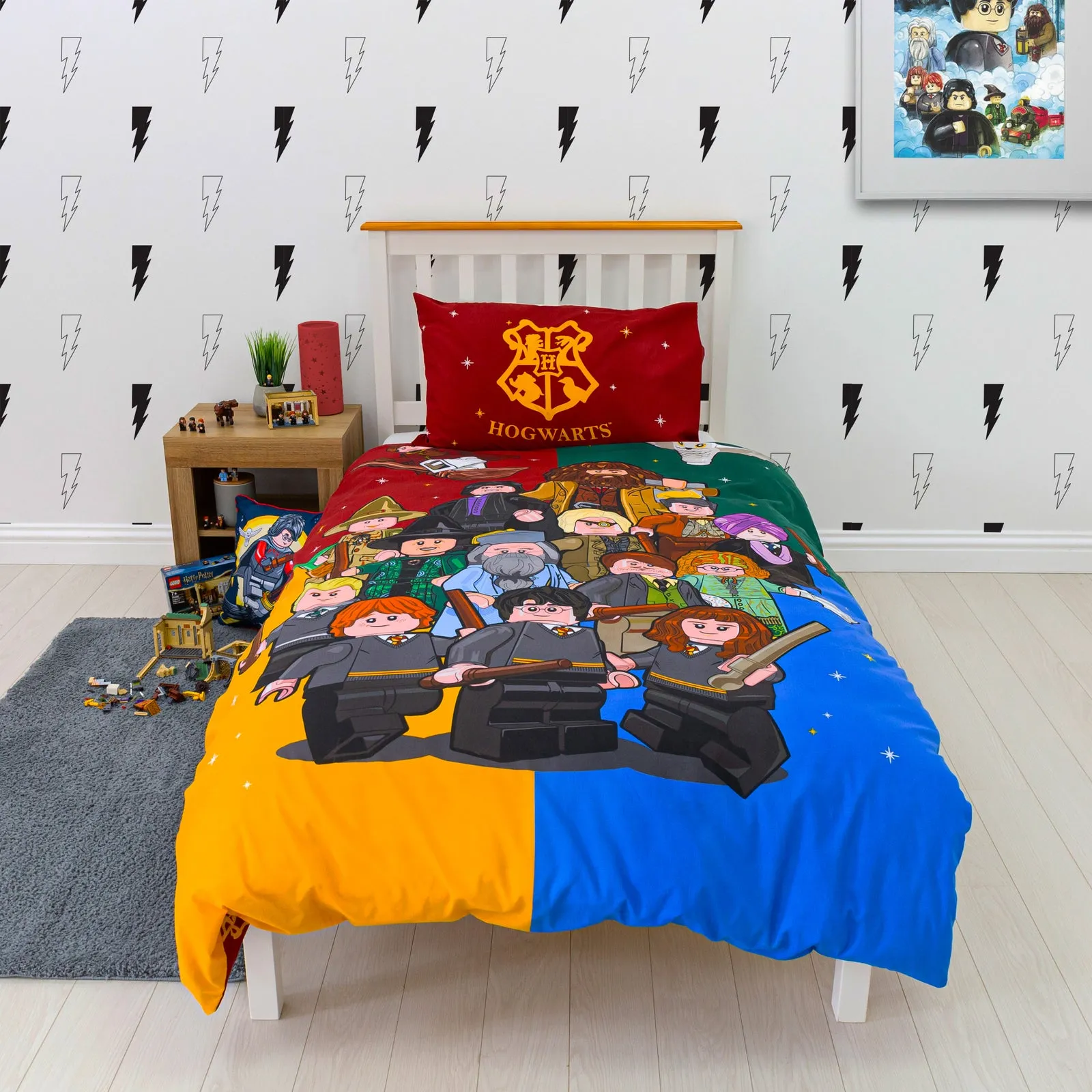 Lego Harry Potter Single Duvet Cover - Multi product