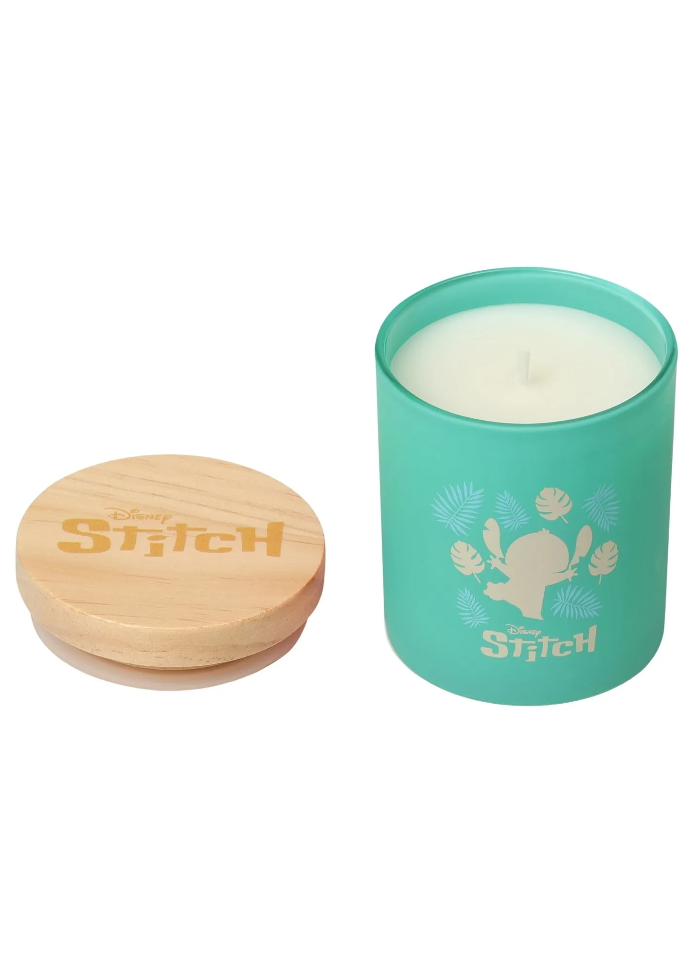 Lilo & Stitch Scented Candle with Wood Lid - White product