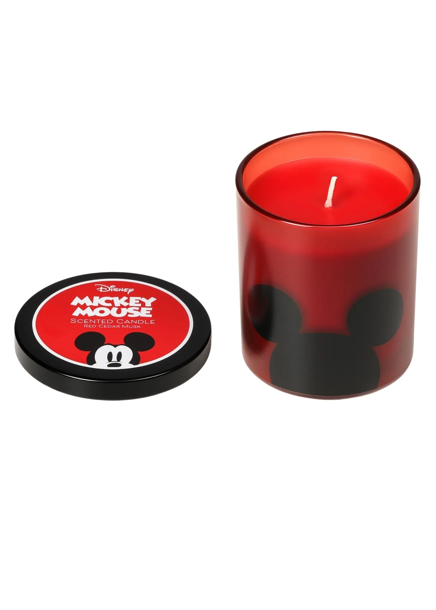 Mickey Mouse Cedar Musk Scented Candle with Lid - White product