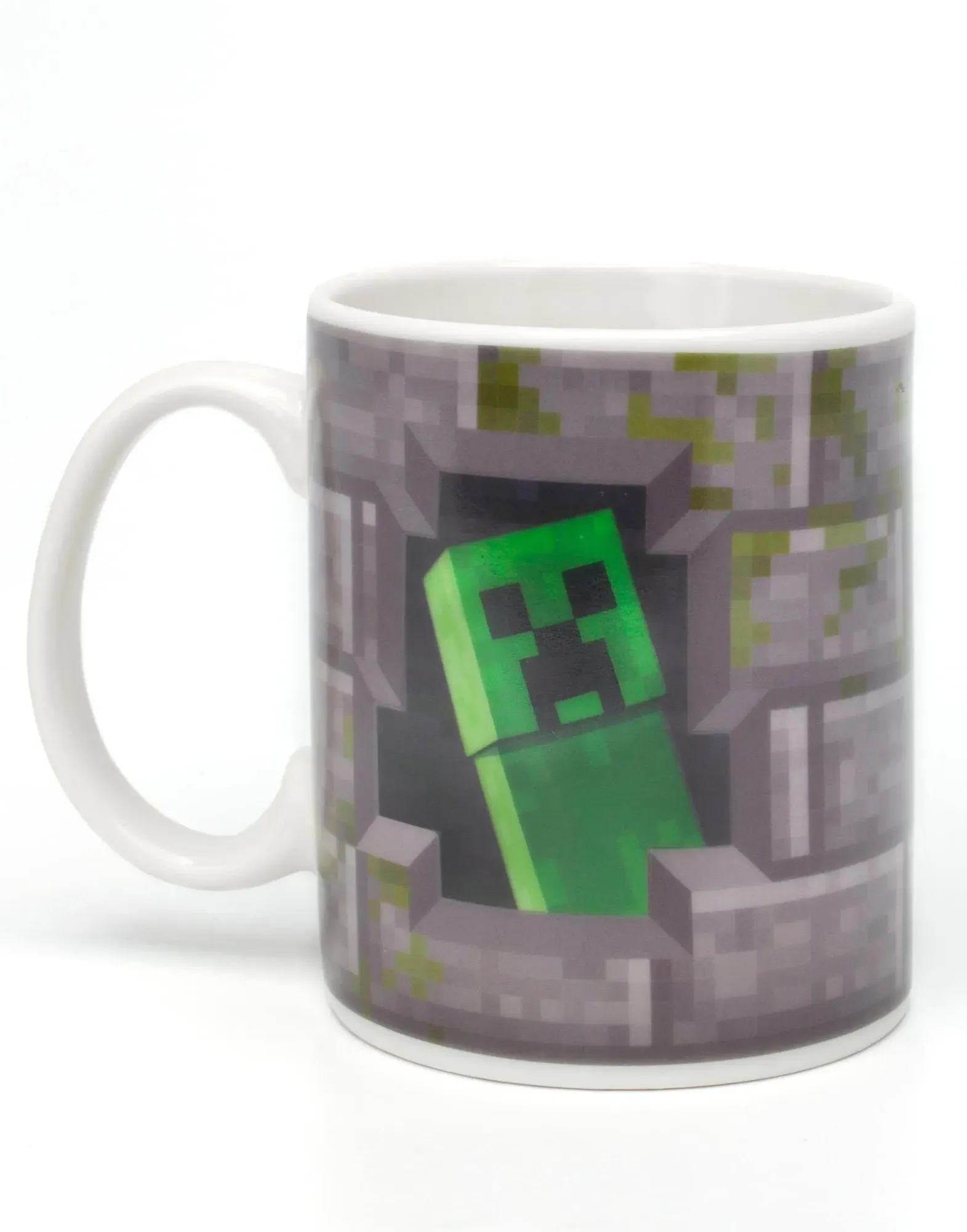 Minecraft Creeper Heat Changing Mug 11oz - Grey, Ceramic product