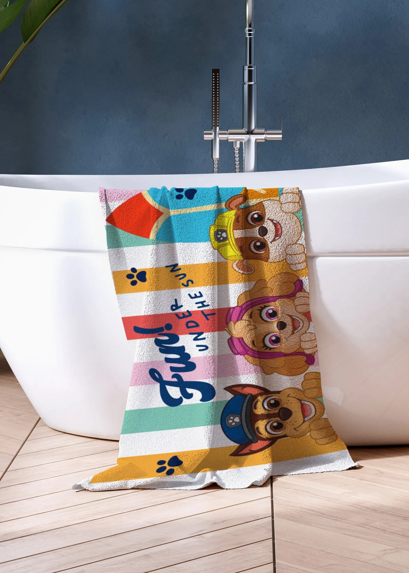 Paw Patrol Sunny Beach Pool Towel - Yellow, Cotton product
