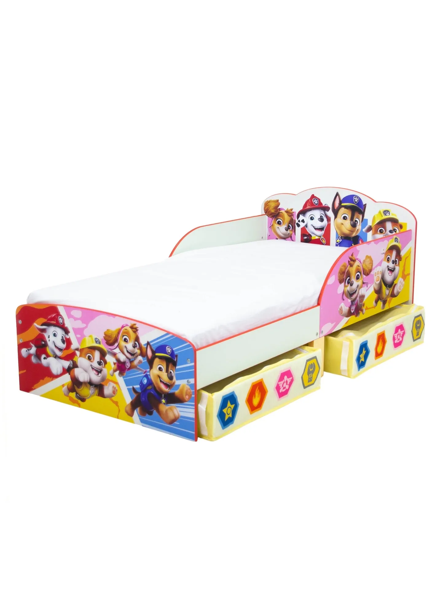 Paw Patrol Toddler Bed with Storage - Multi, MDF product