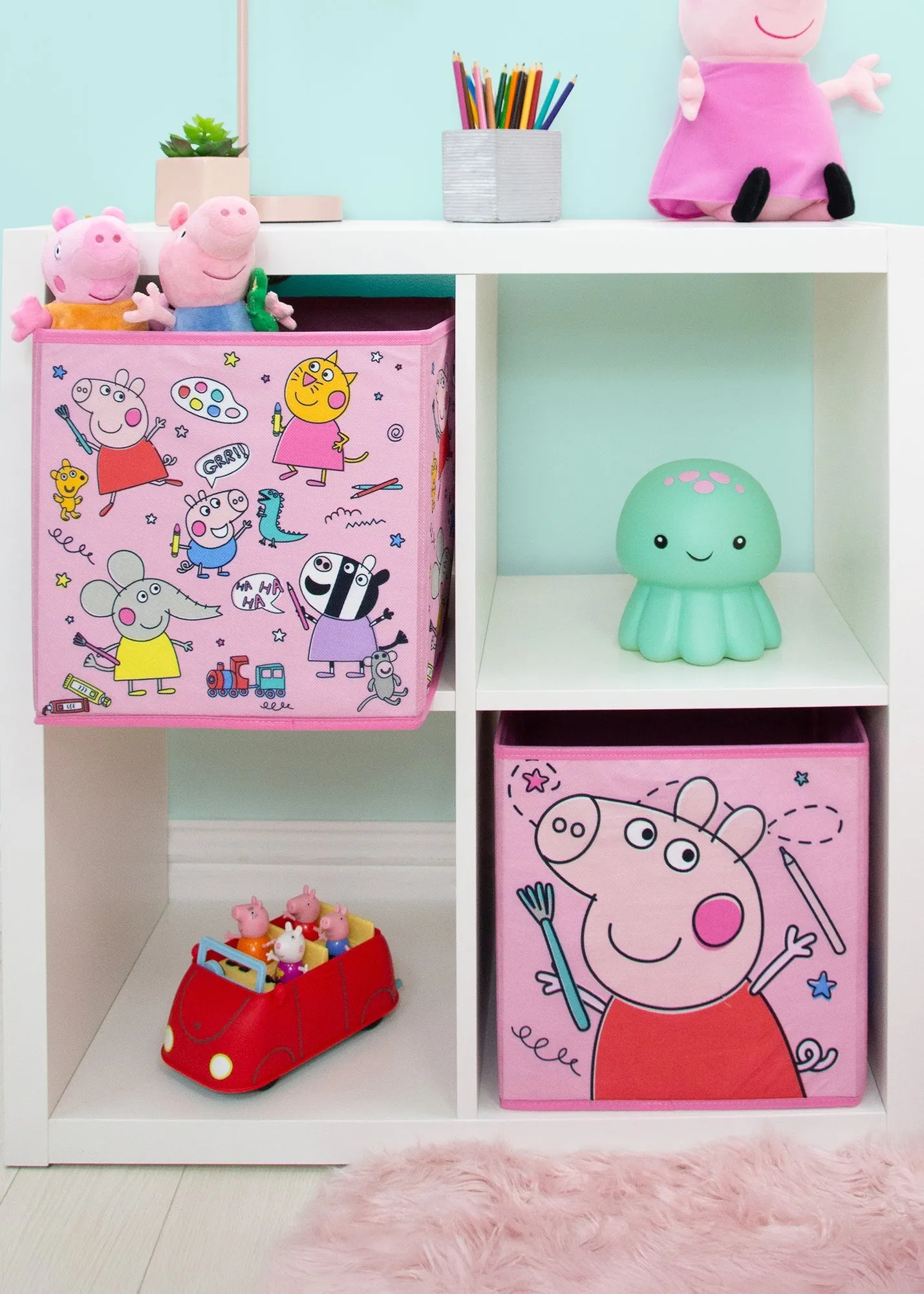 Peppa Pig 2-Pack Storage Box - Pink product