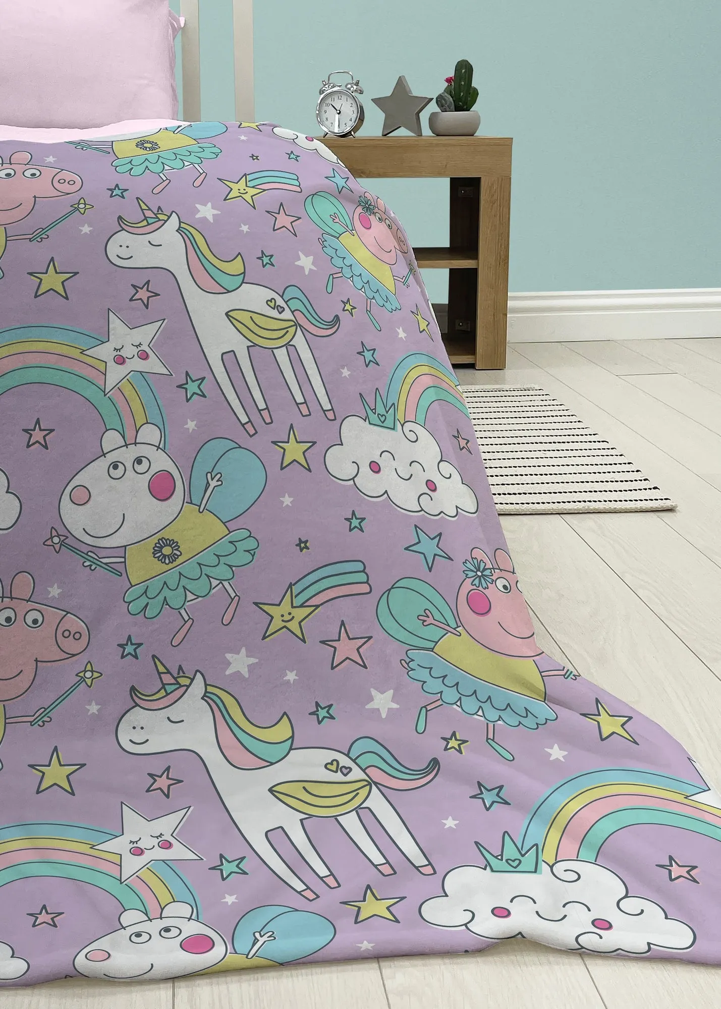 Peppa Pig Fleece Blanket - Purple, Polyester product
