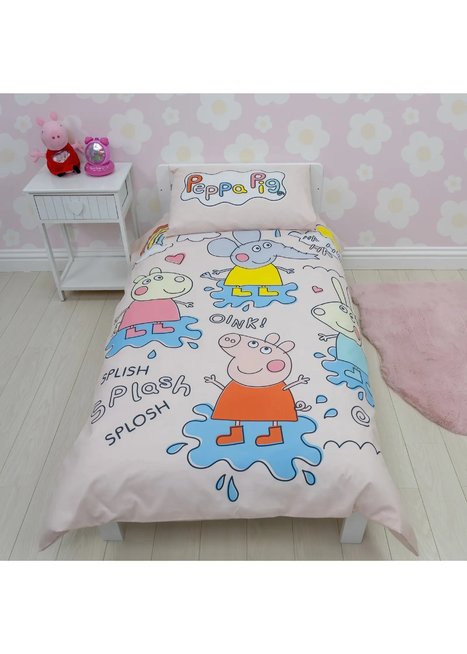 Peppa Pig Junior Duvet Set - Pink, Cotton Blend product